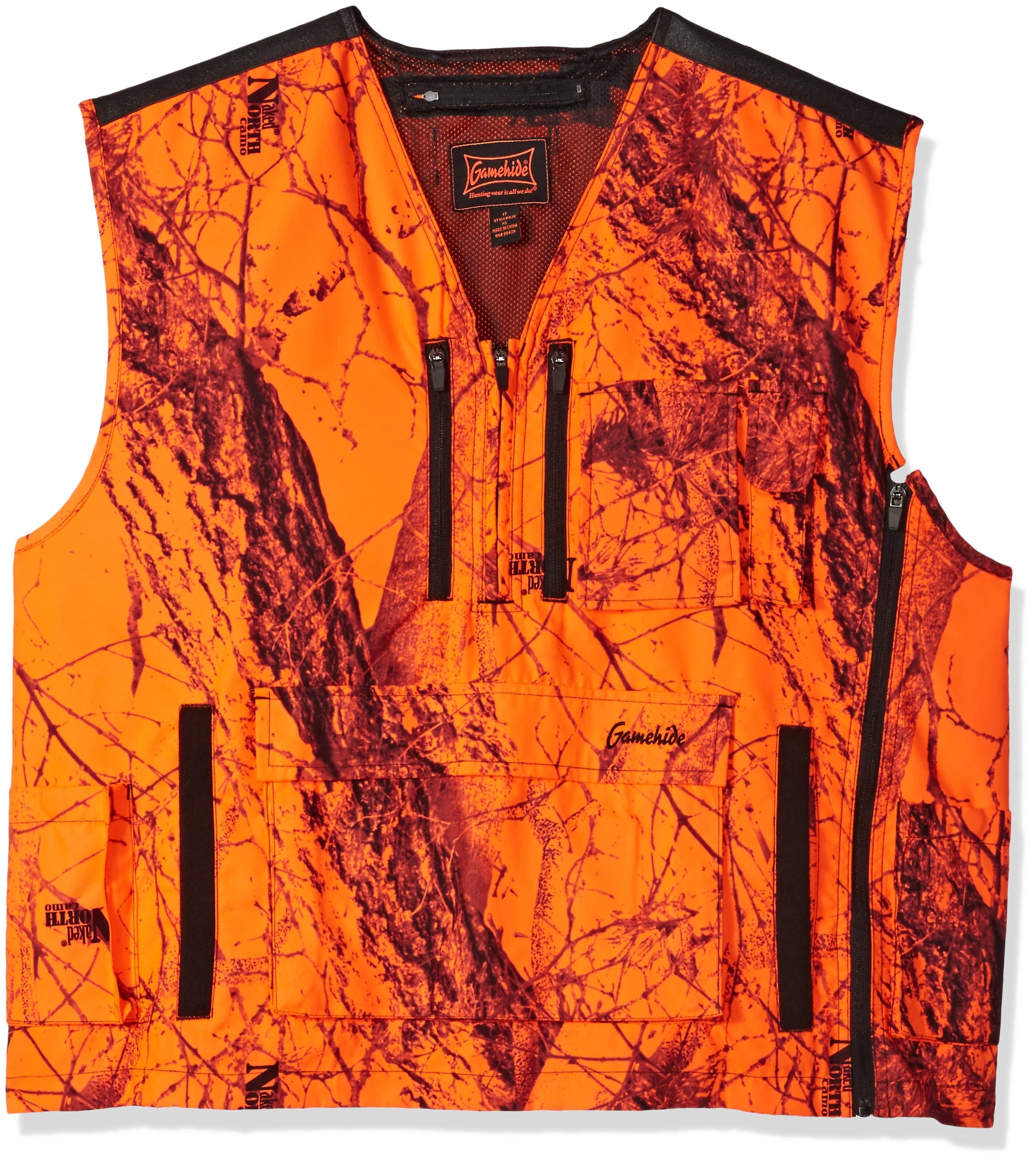 Mountain Pass Extreme Big Game Blaze Orange Camo Hunting Vest
