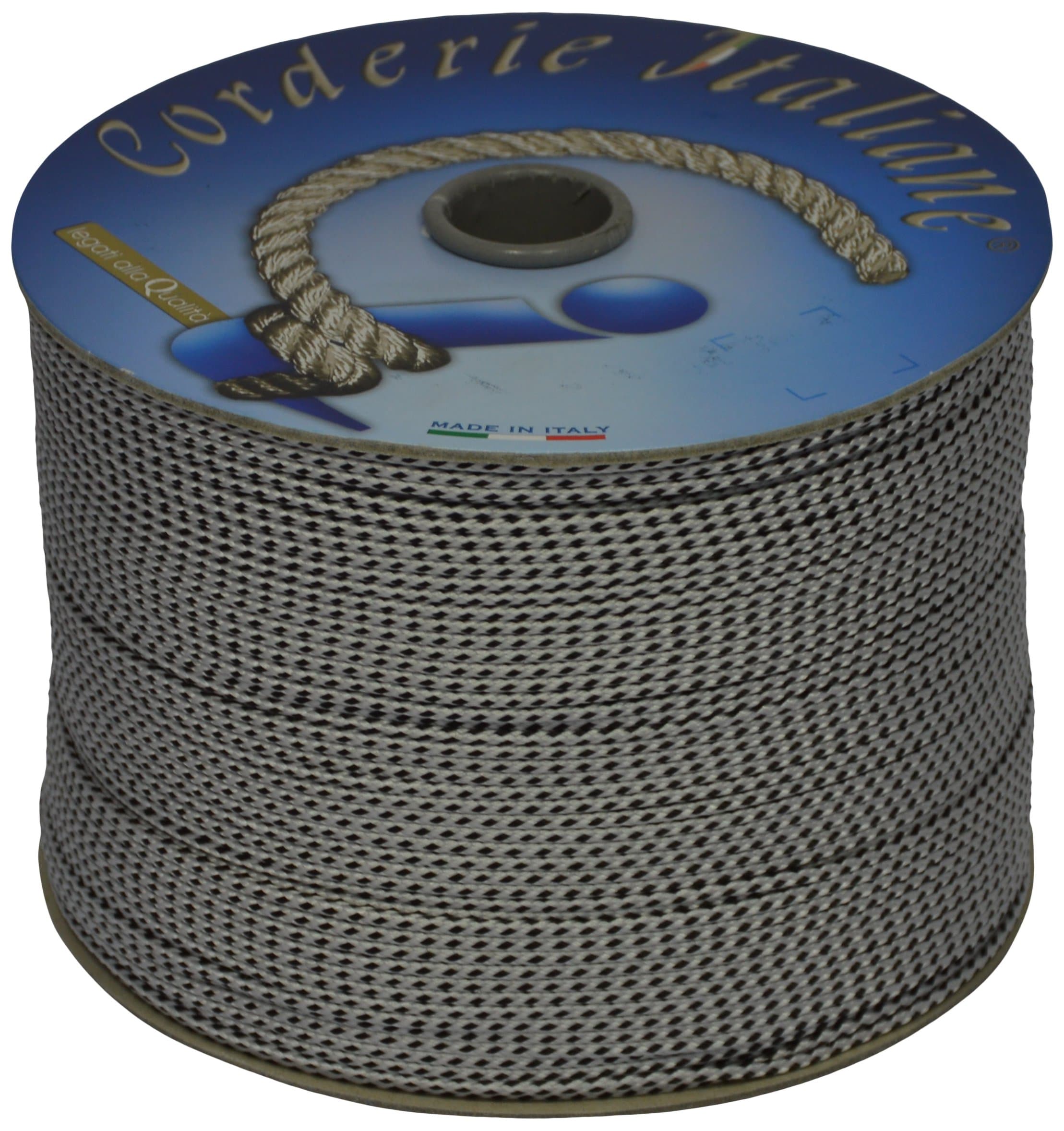 Corderie Italiane 3009412 – 00 riloga Upright, 02 MM-500 MT/Black, bibianco/Black