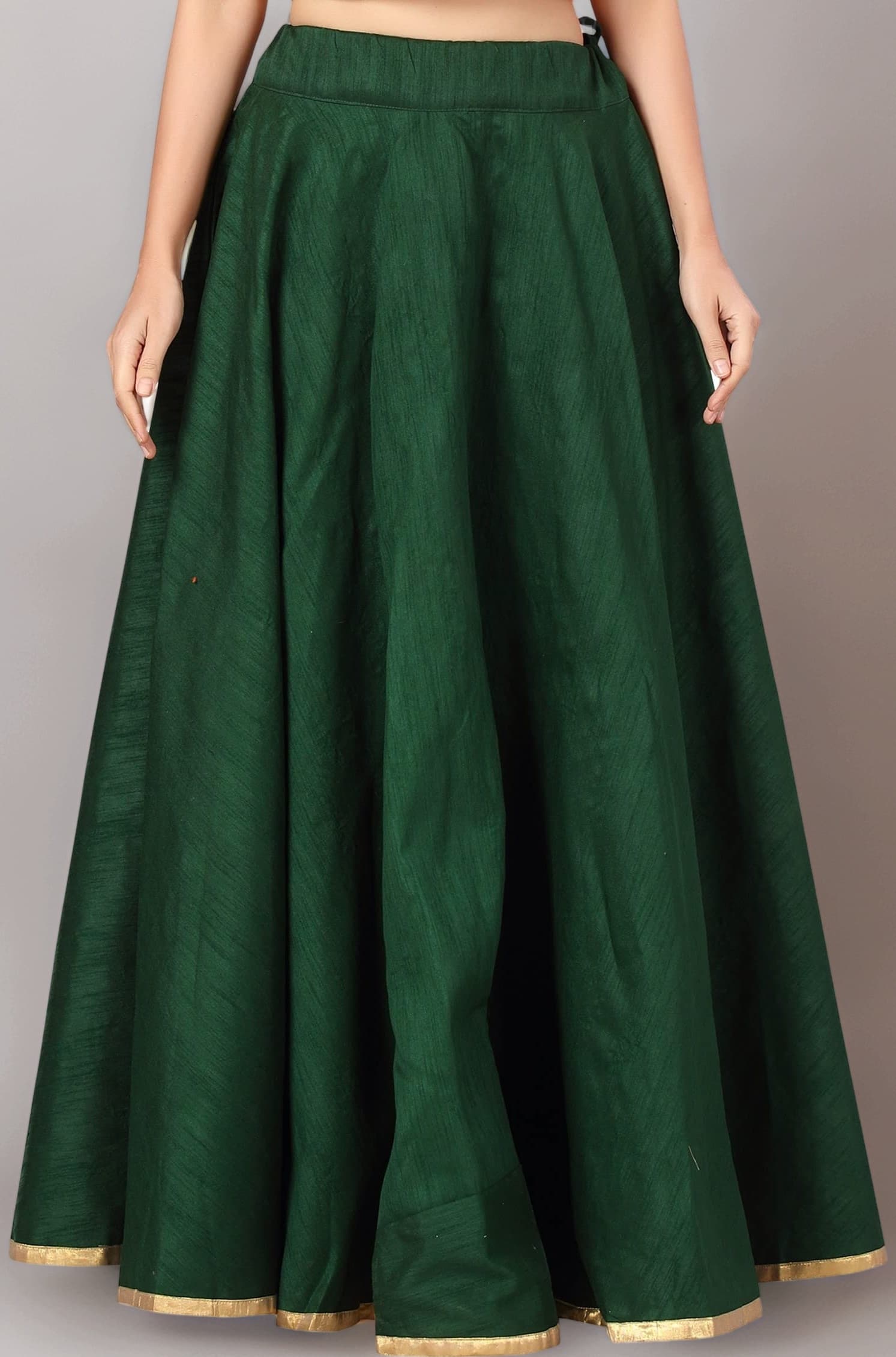 Women's Polyester Maxi Skirt