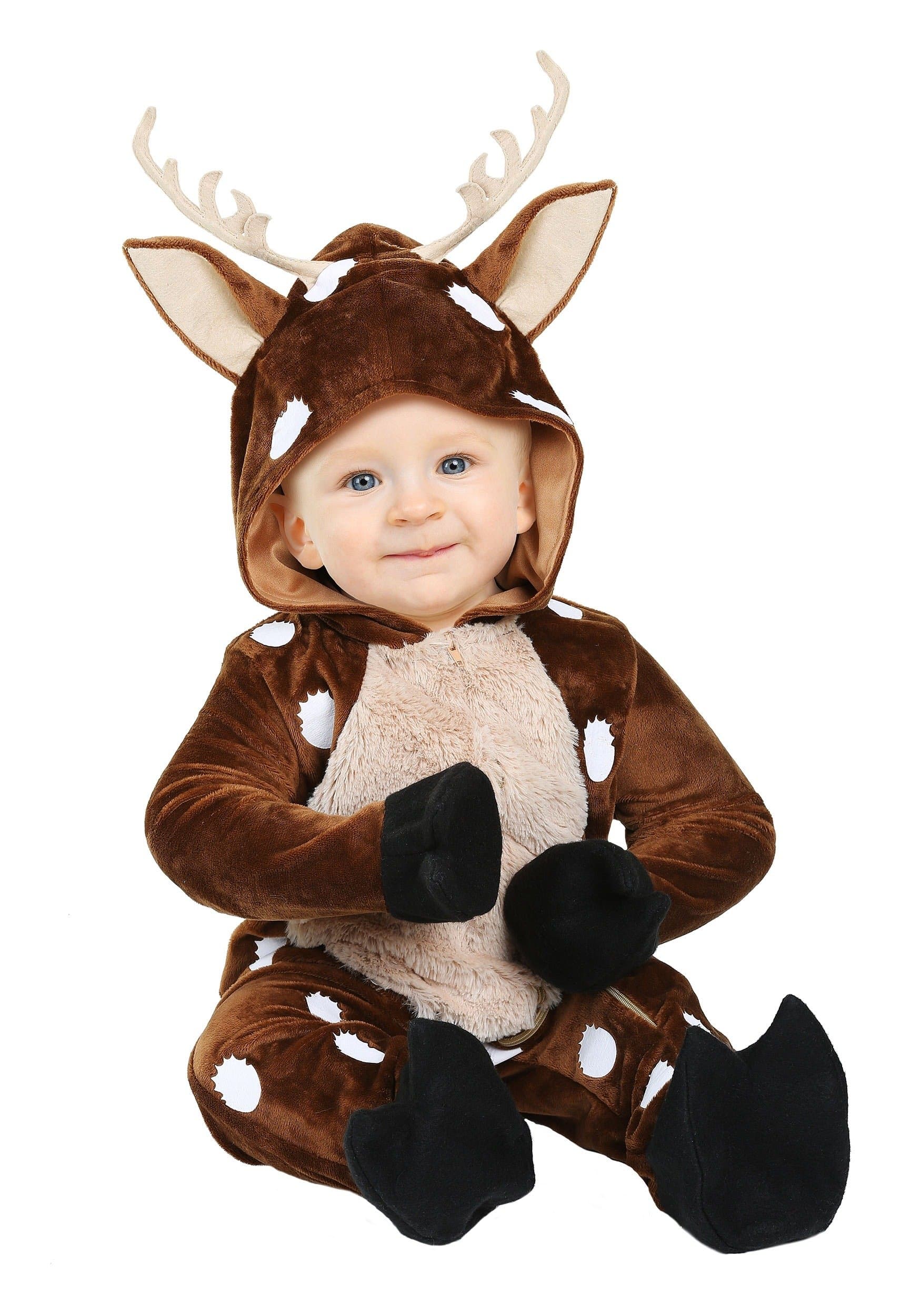 Adorable Fawn Baby Deer Costume | Infant & Newborn Onesie Outfit | Cuddly and Cute Halloween Costume