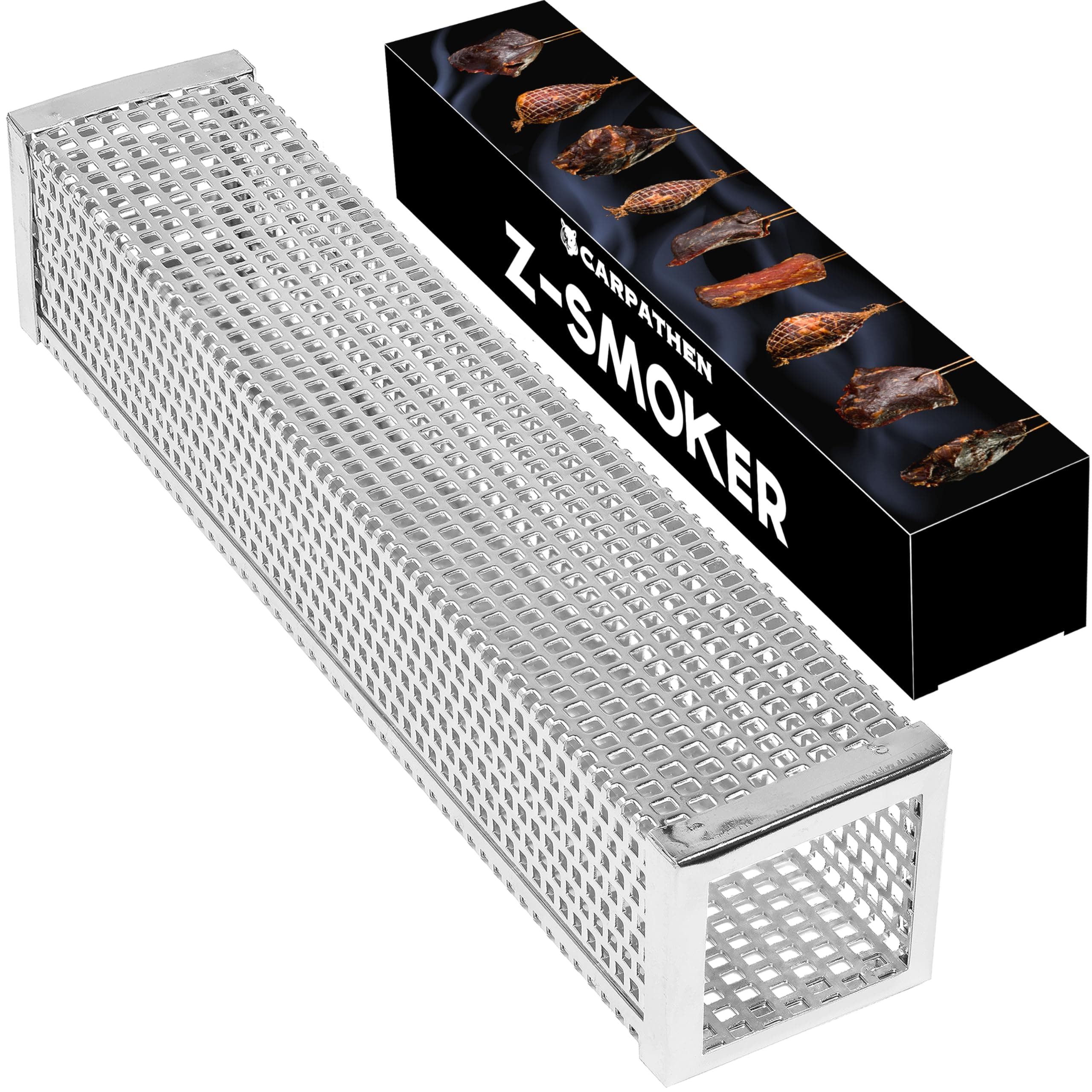 Smoke Tube - Pellet Smoker for Gas Grill, Electric, Charcoal Grills or Smokers - Billows 5 Hours of Amazing Cold Smoke Ideal for Smoking Cheese, Fish, Pork, Beef, Nuts - Stainless Steel