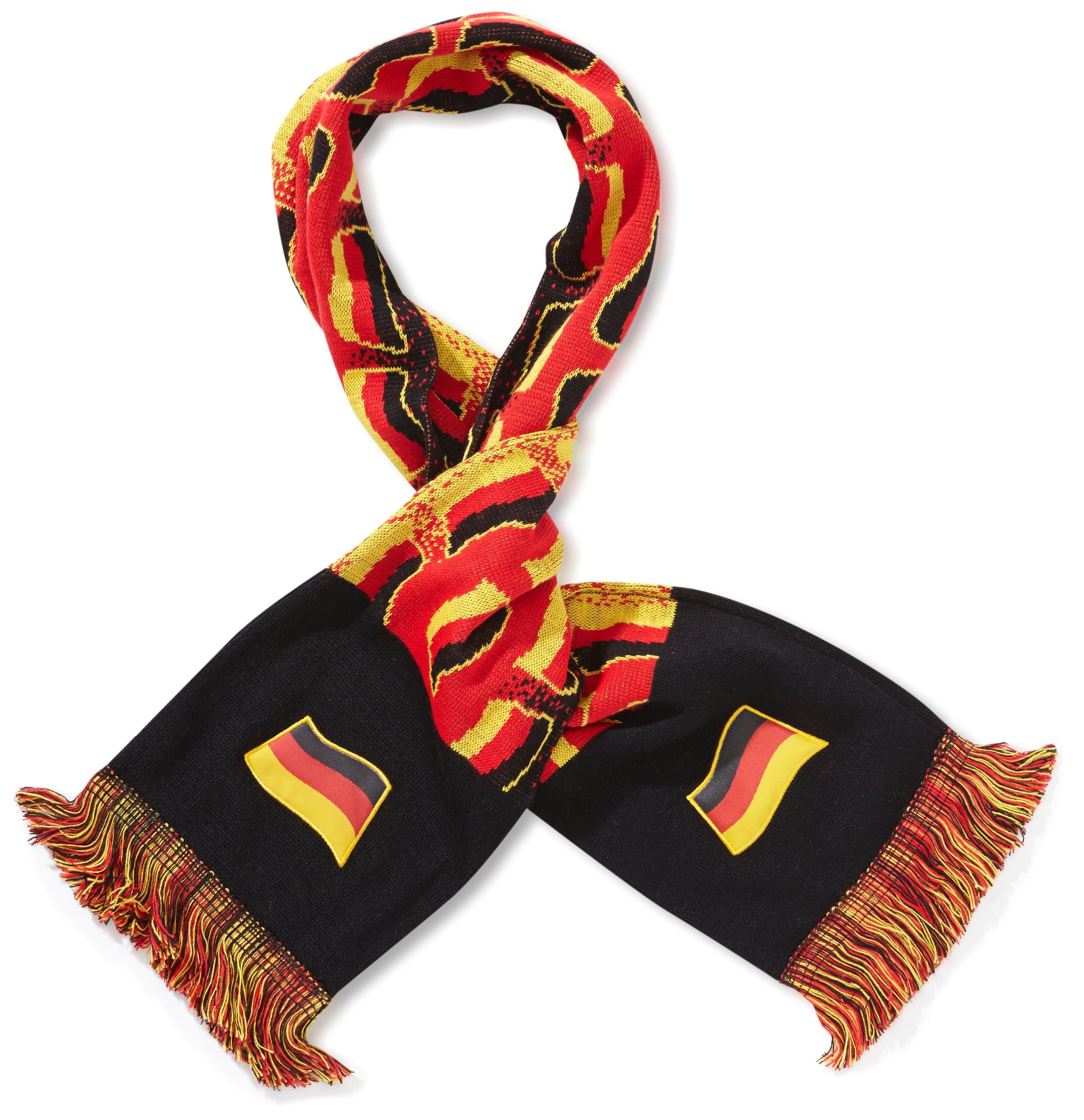 Brauns 95061 Football Scarf Germany Black/Red/Gold