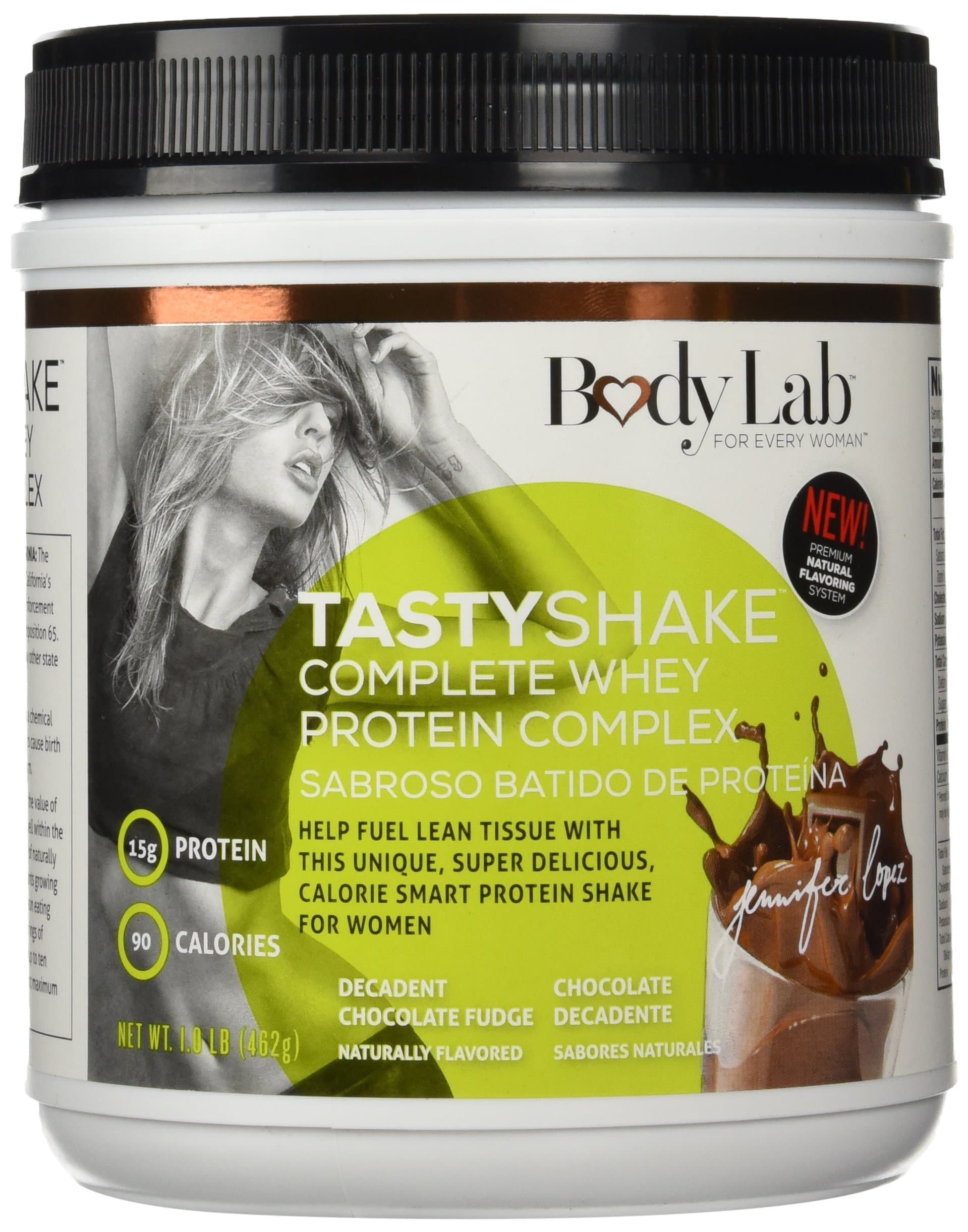 Body Lab Tasty Shake Protein Powder, Chocolate, 1 lb