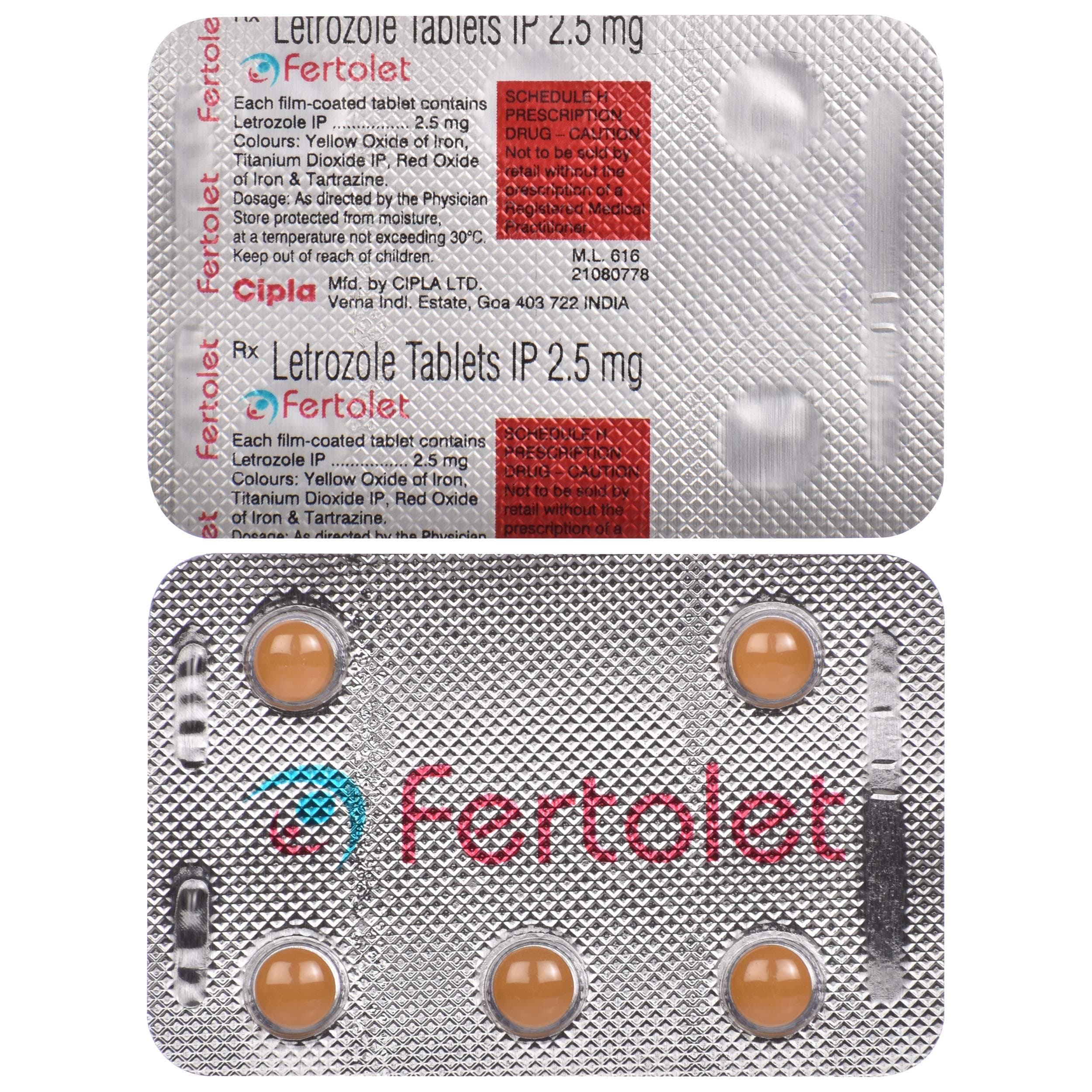 Fertolet - Strip of 5 Tablets