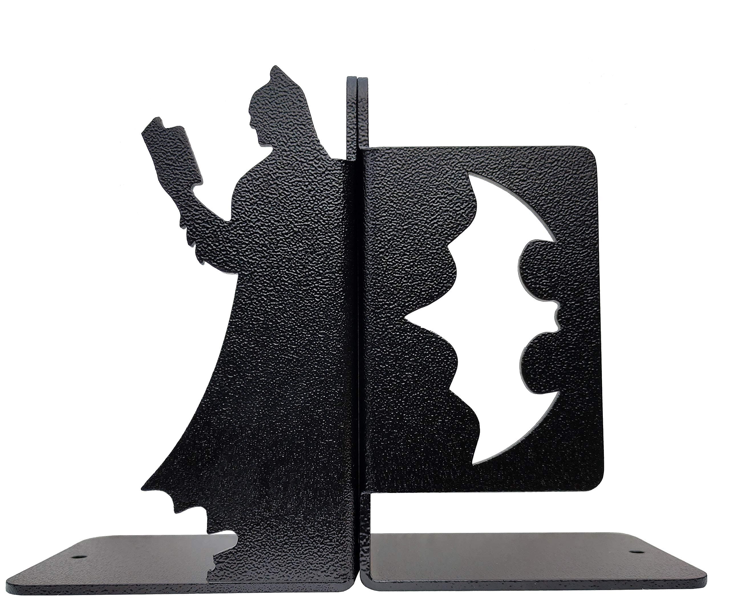 Superhero Book Reading Metal Bookend by HeavenlyKraft Heavyweight Metal Bookend Ideal for Book Keeping Decorative Metal Bookend Metal Book Stopper Office Bookend (Weight 1.2 Kg)