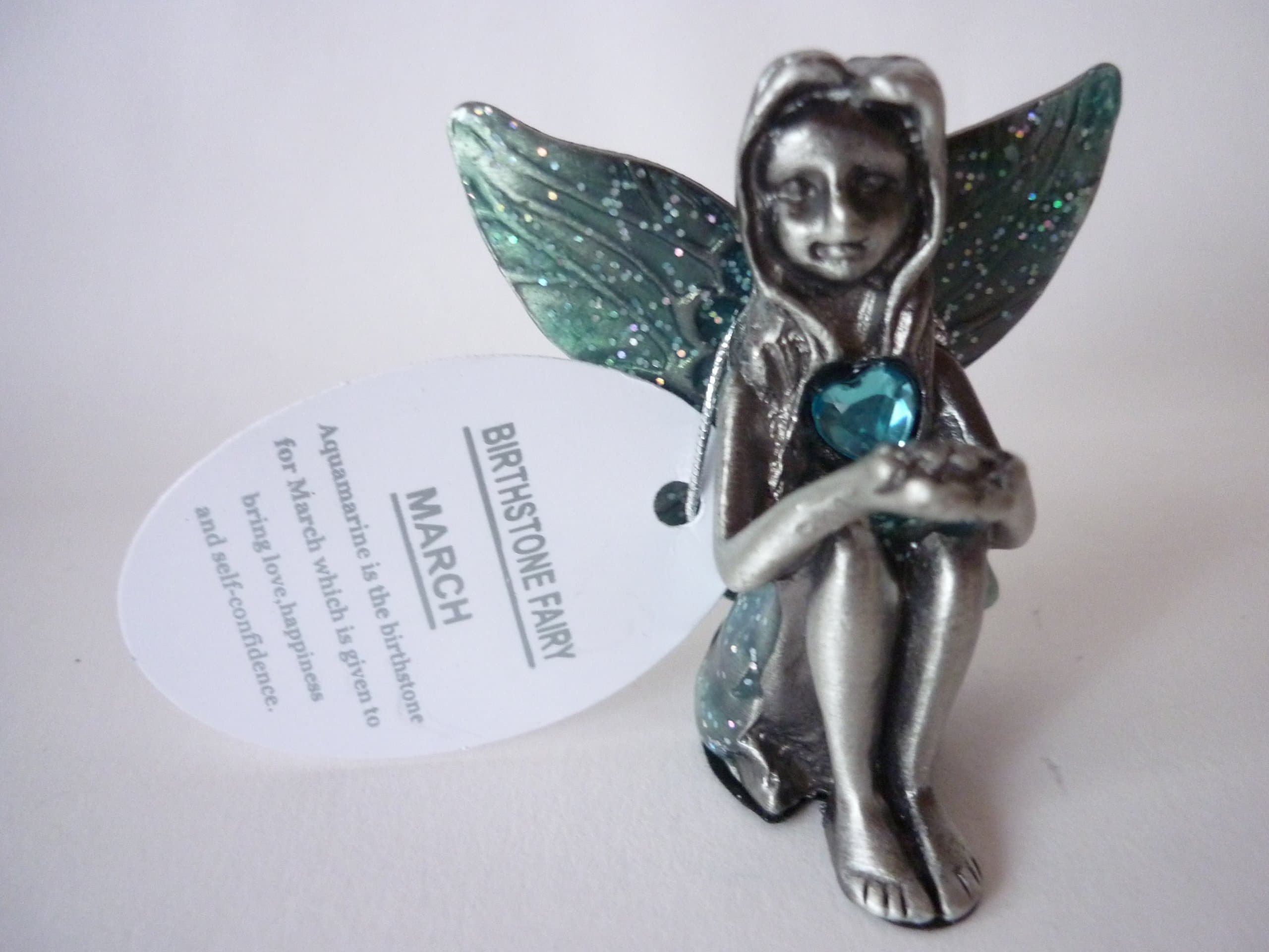 Aquamarine Birthstone Fairy for March