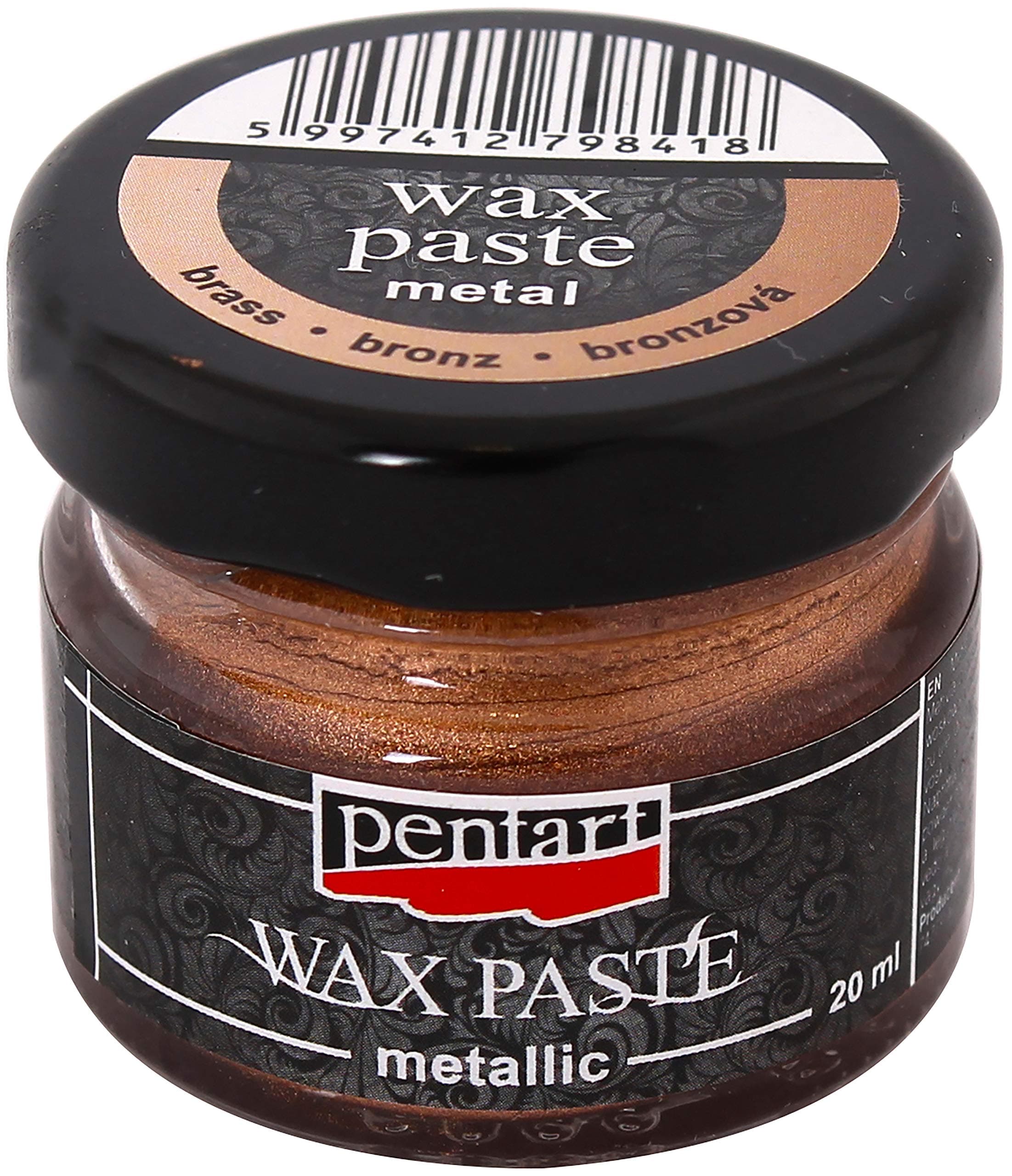 Wax Paste 4428 20ml Metallic Bronze Paste, Multicolor