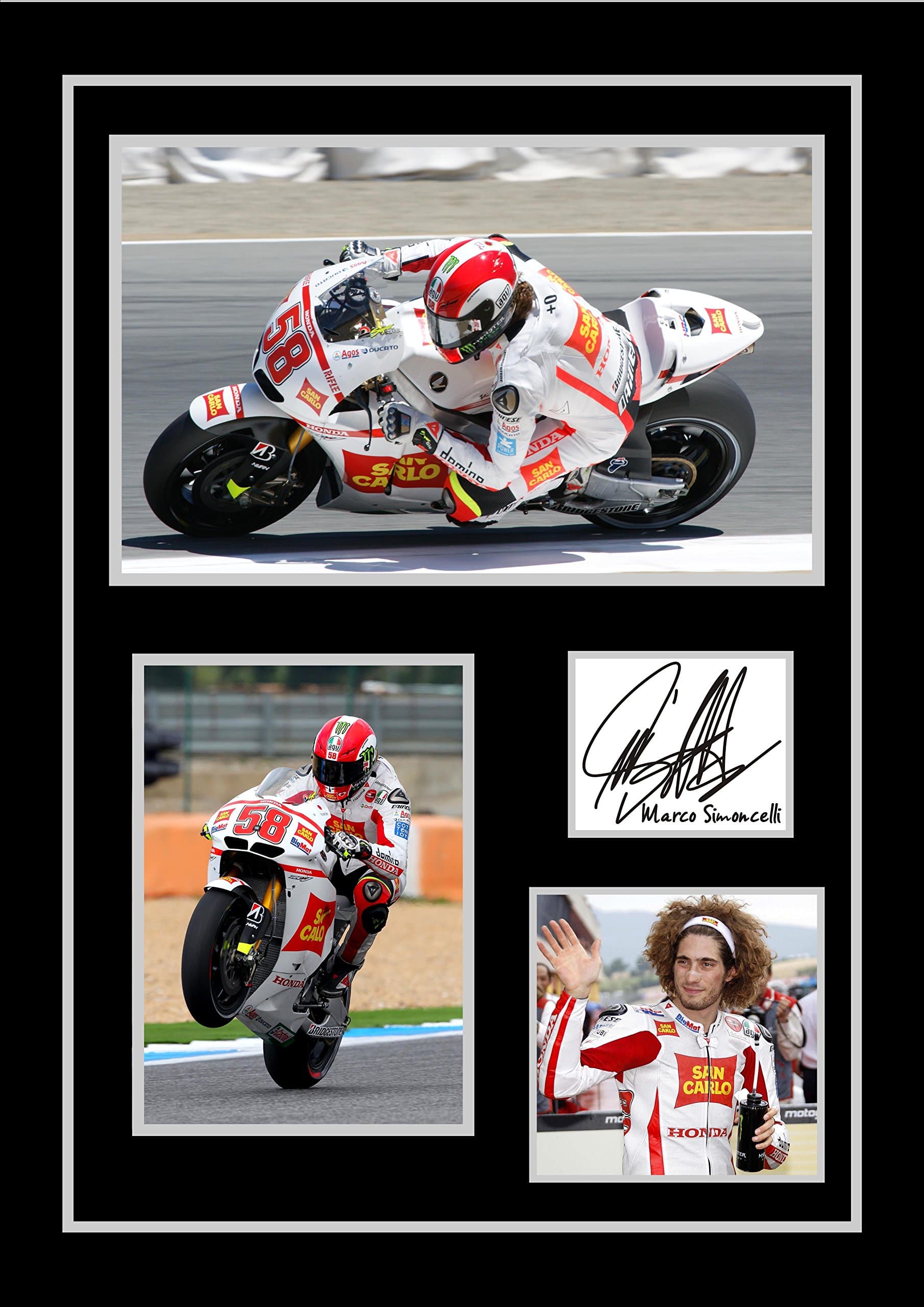 Sponsored Ad – STUNNING QUALITY MARCO SIMONCELLI SIGNED/AUTOGRAPHED PHOTO