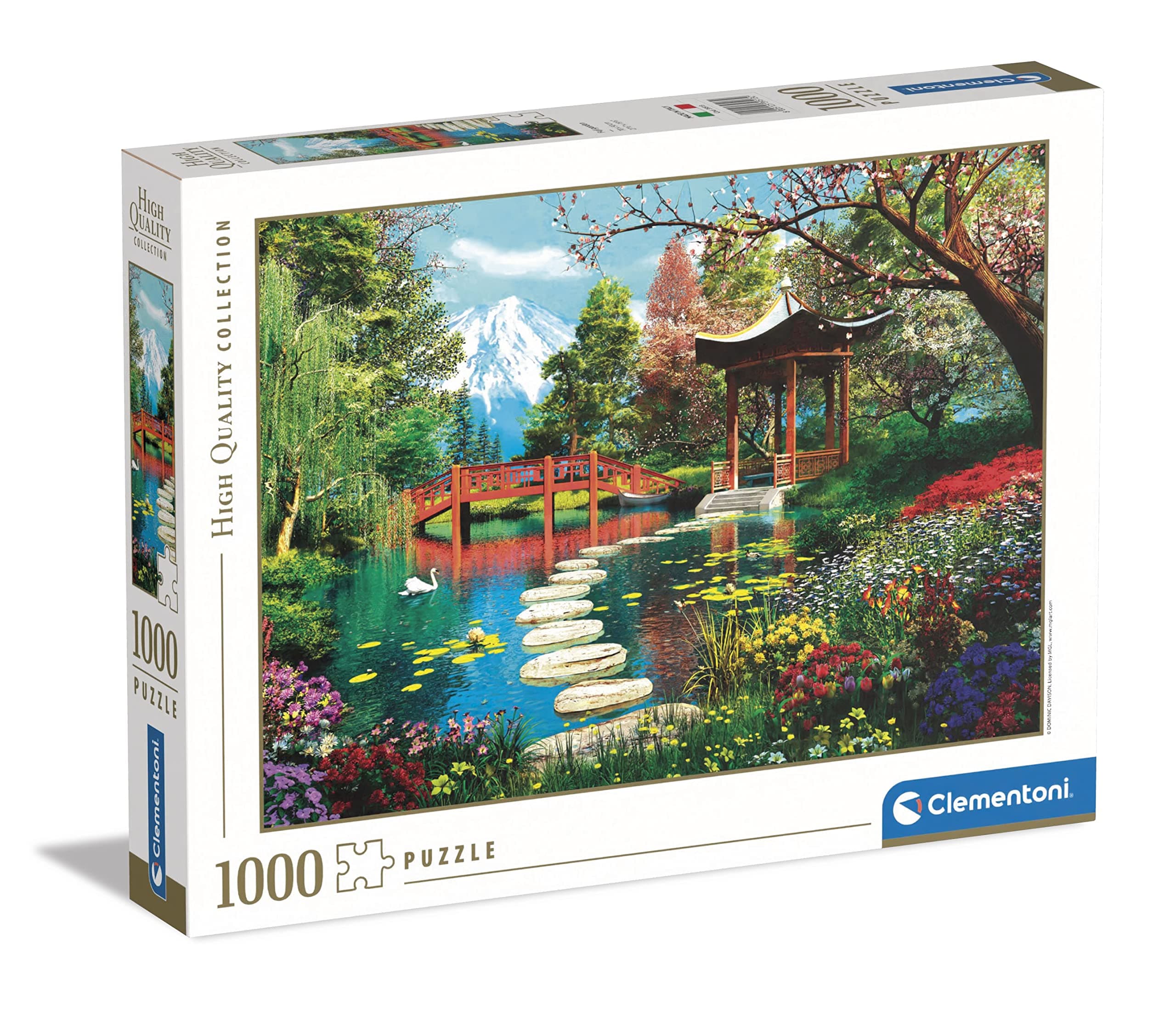 Clementoni - 39513 - Collection Puzzle - Fuji Garden - 1000 pieces - Made in Italy - Jigsaw Puzzles for Adult