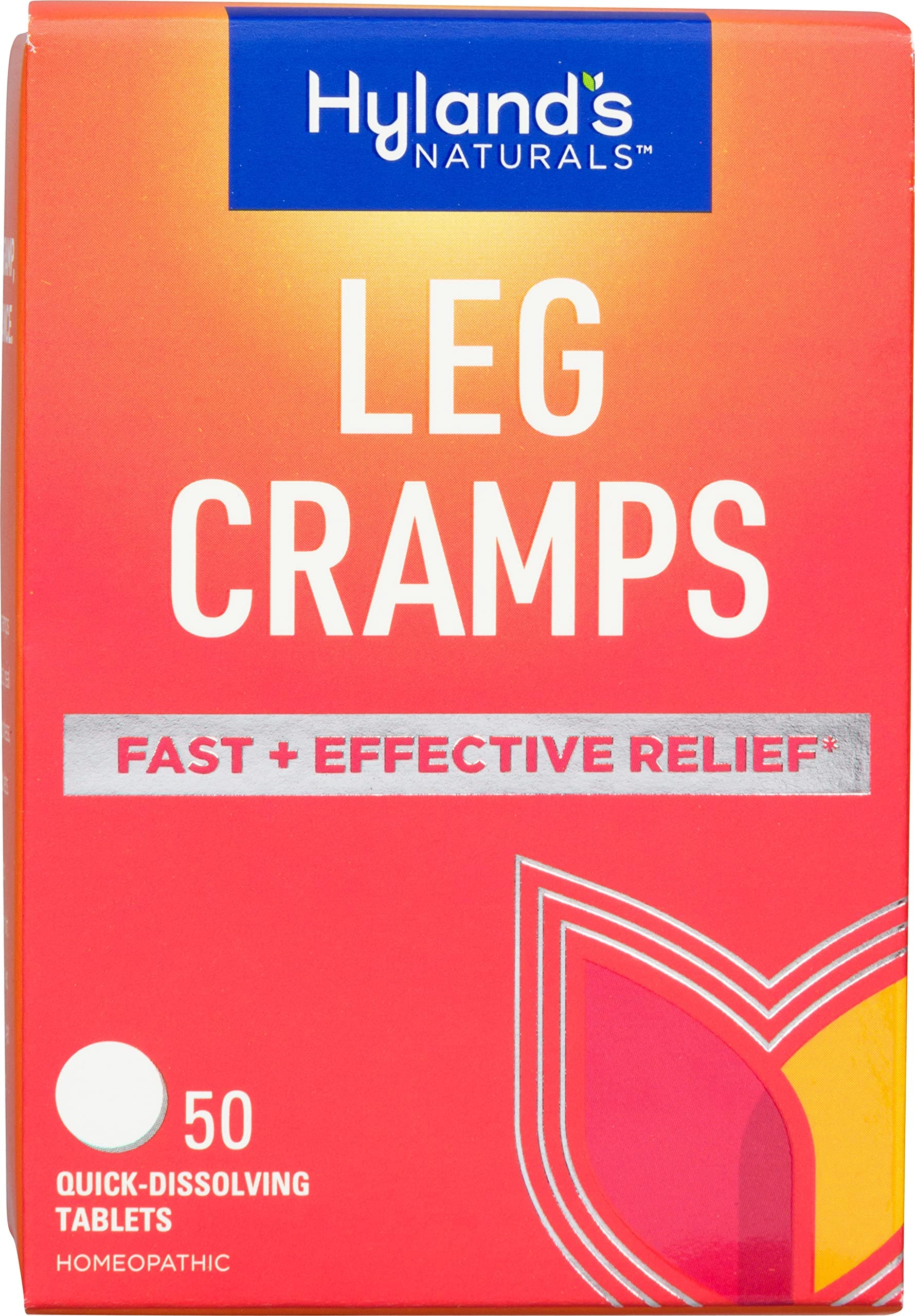 Hyland's Leg Cramps Tablets, Natural Relief of Calf, Leg and Foot Cramp, 50 Count