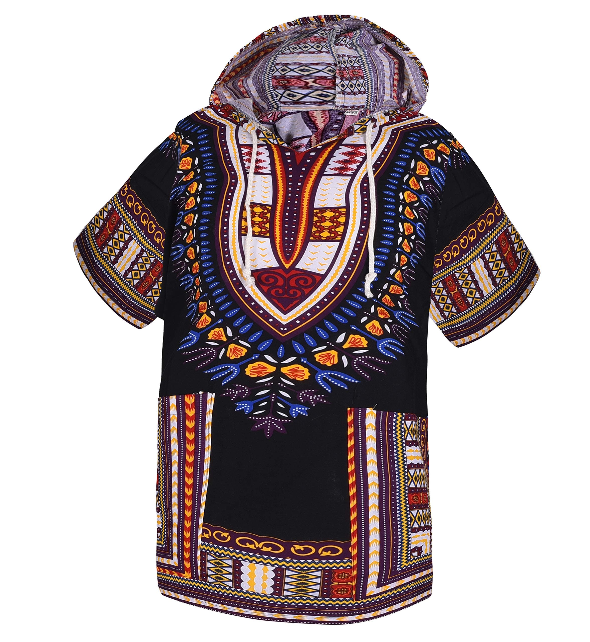 Sdgverhe African Dashiki Shirt Unisex Africa Traditional Hoodie Top Clothes One Size fits All