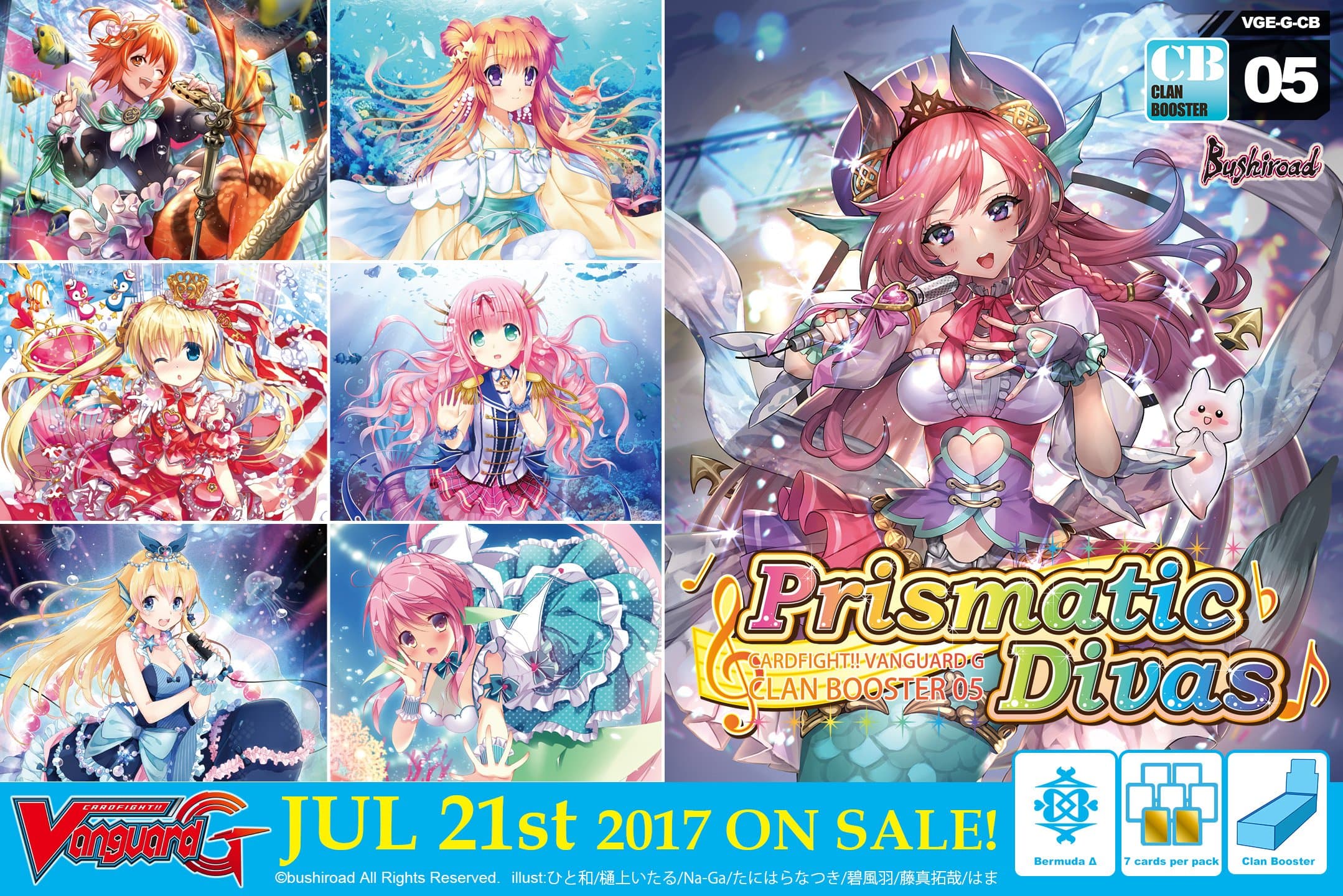 Cardfight Vanguard: Prismatic Divas Booster Box [VGE-G-CB05/English]