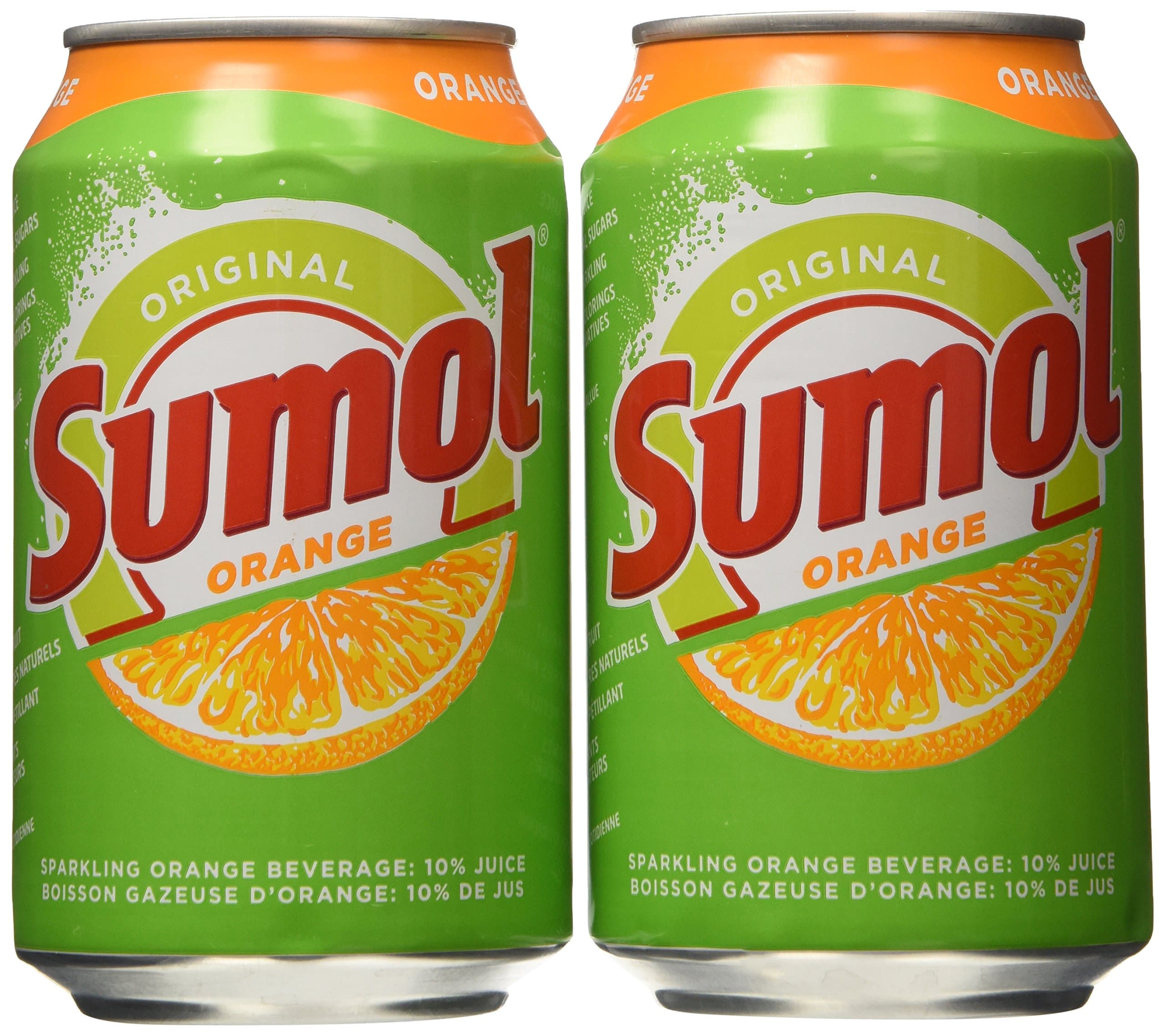 Sumol Orange Laranja Soda Portugal 11.15 oz Cans 6 Pack