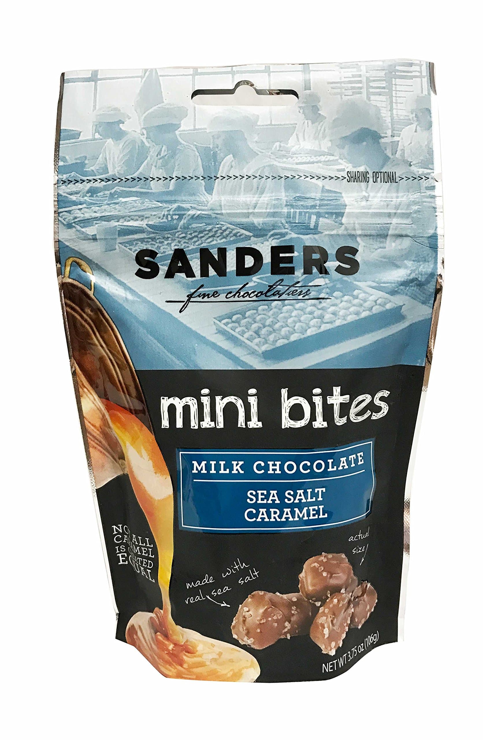 Fine Chocolates Mini Milk Chocolate Chip with Caramel and Sea Salt, 3.75 oz.