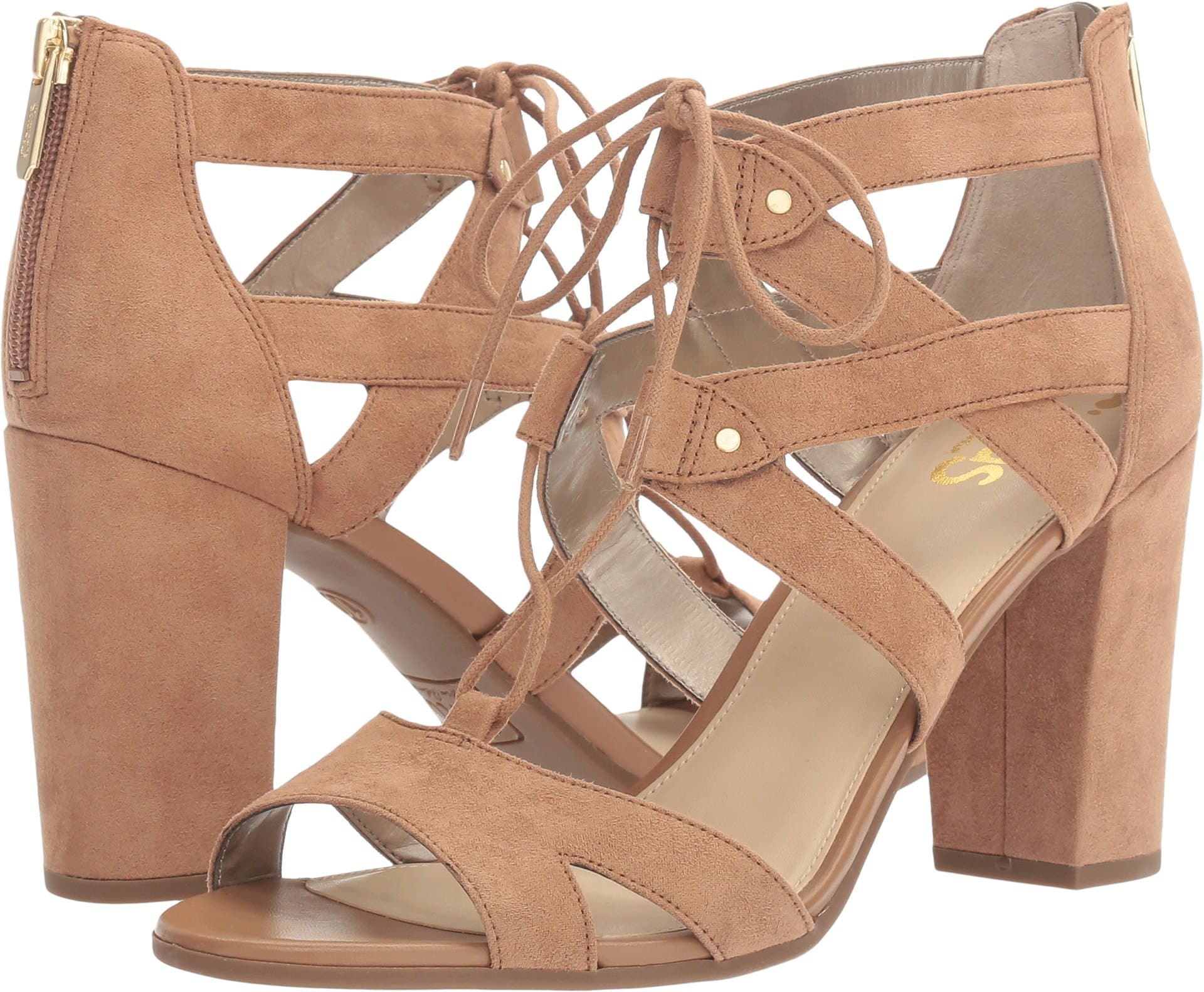 Circus by Sam Edelman Women's Emilia Strappy Sandal,Golden Caramel Fabric,US 5.5