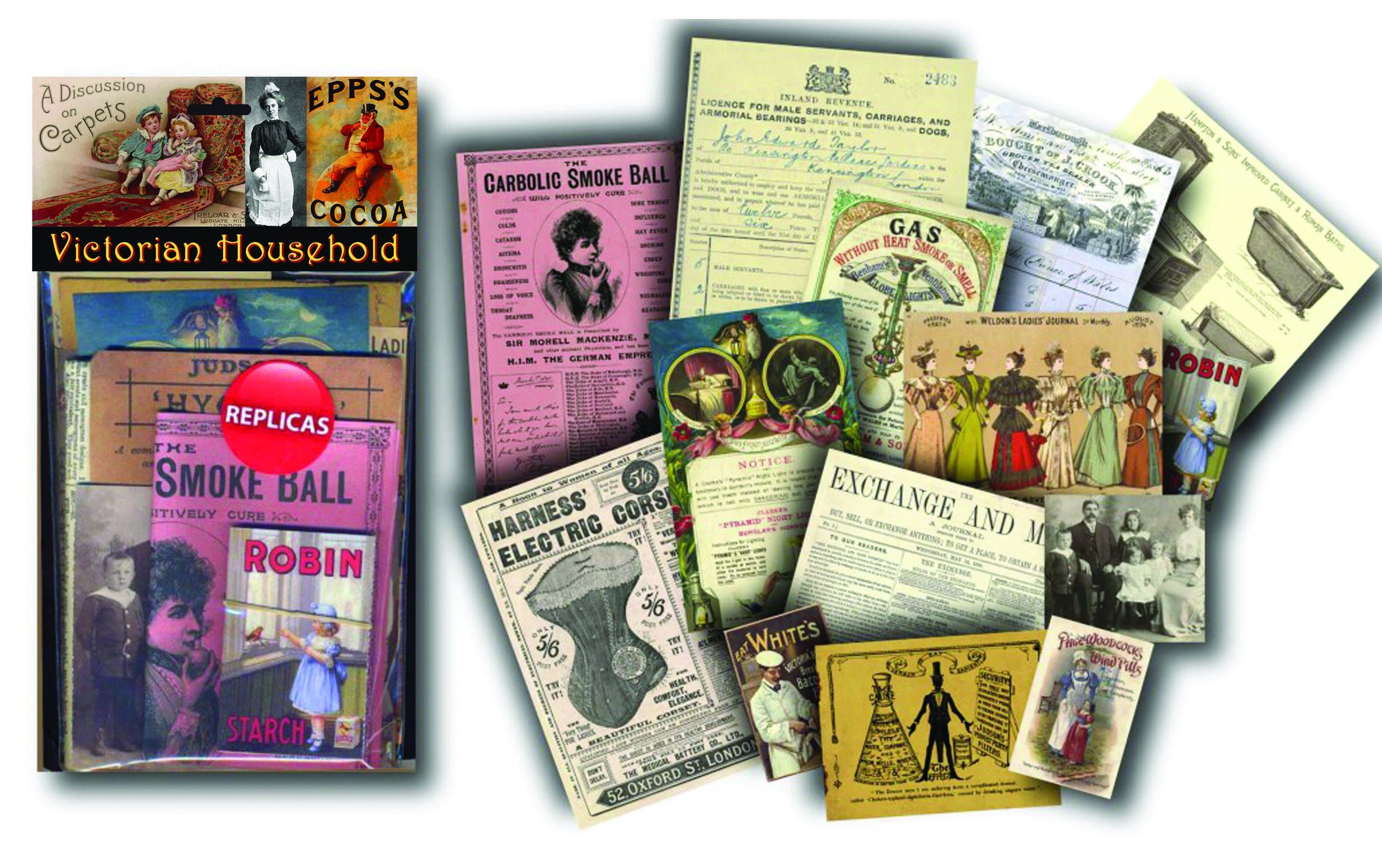 Victorian Household - Replica Memorabilia Pack