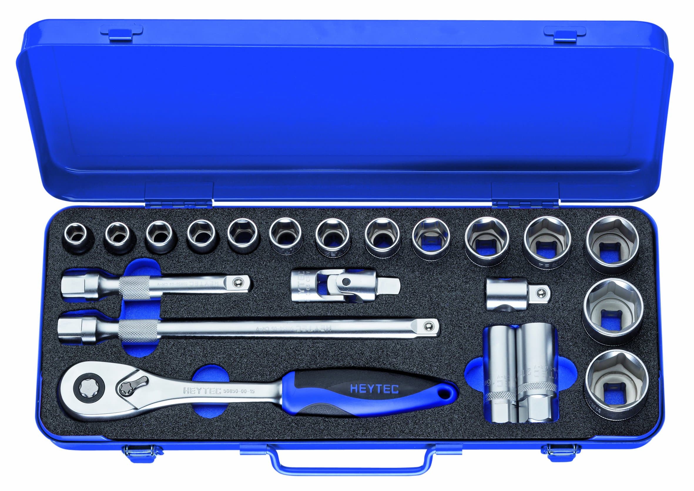 50873301583 50873 Socket Set, Blue/Black/Silver