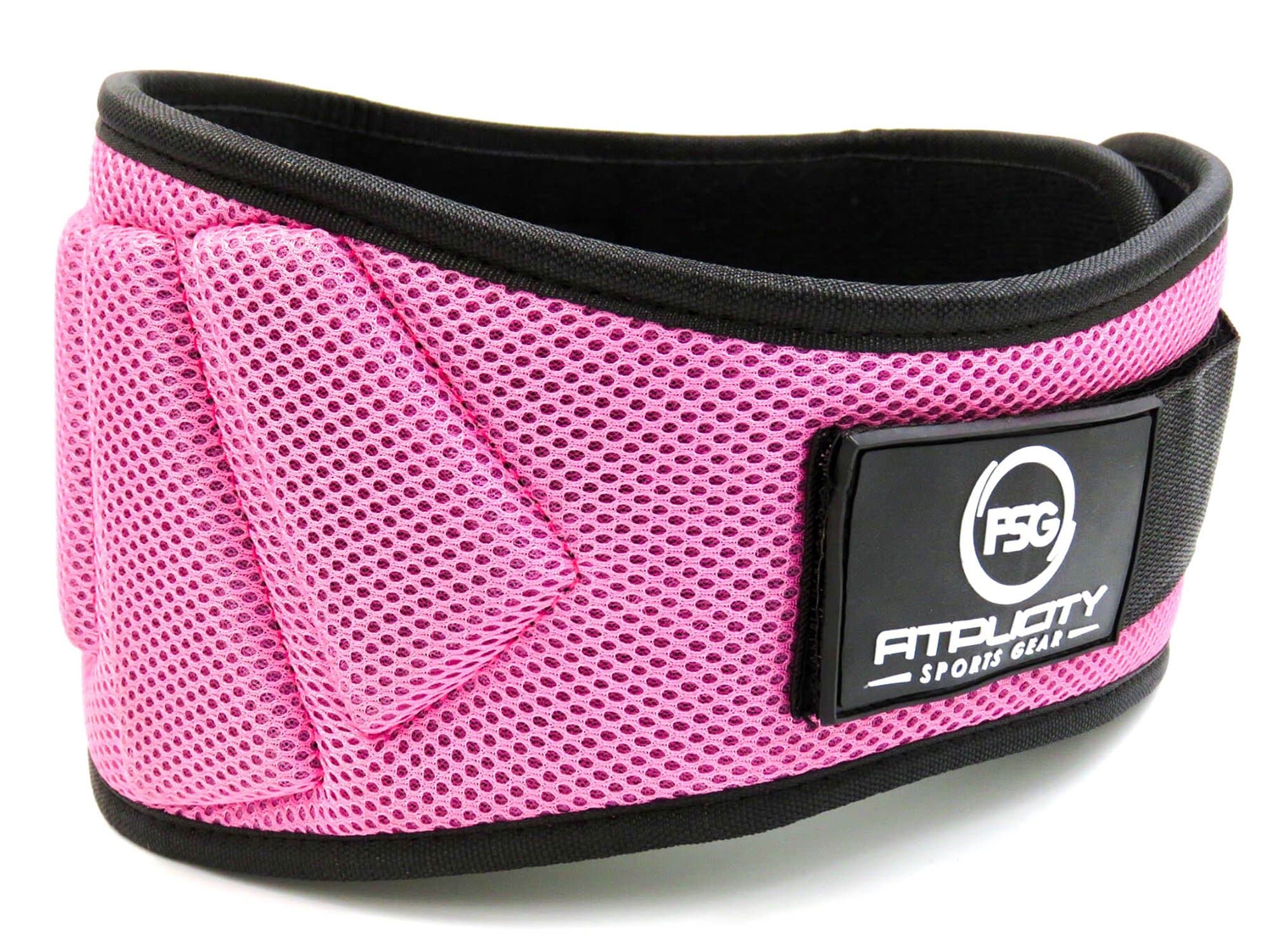 Fitplicity Sports Gear Weightlifting Belt for Men and Women - 6 Inch Weight Lifting Belt, Workout Back Support for Lifting, Fitness, Cross Training and Powerlifitng