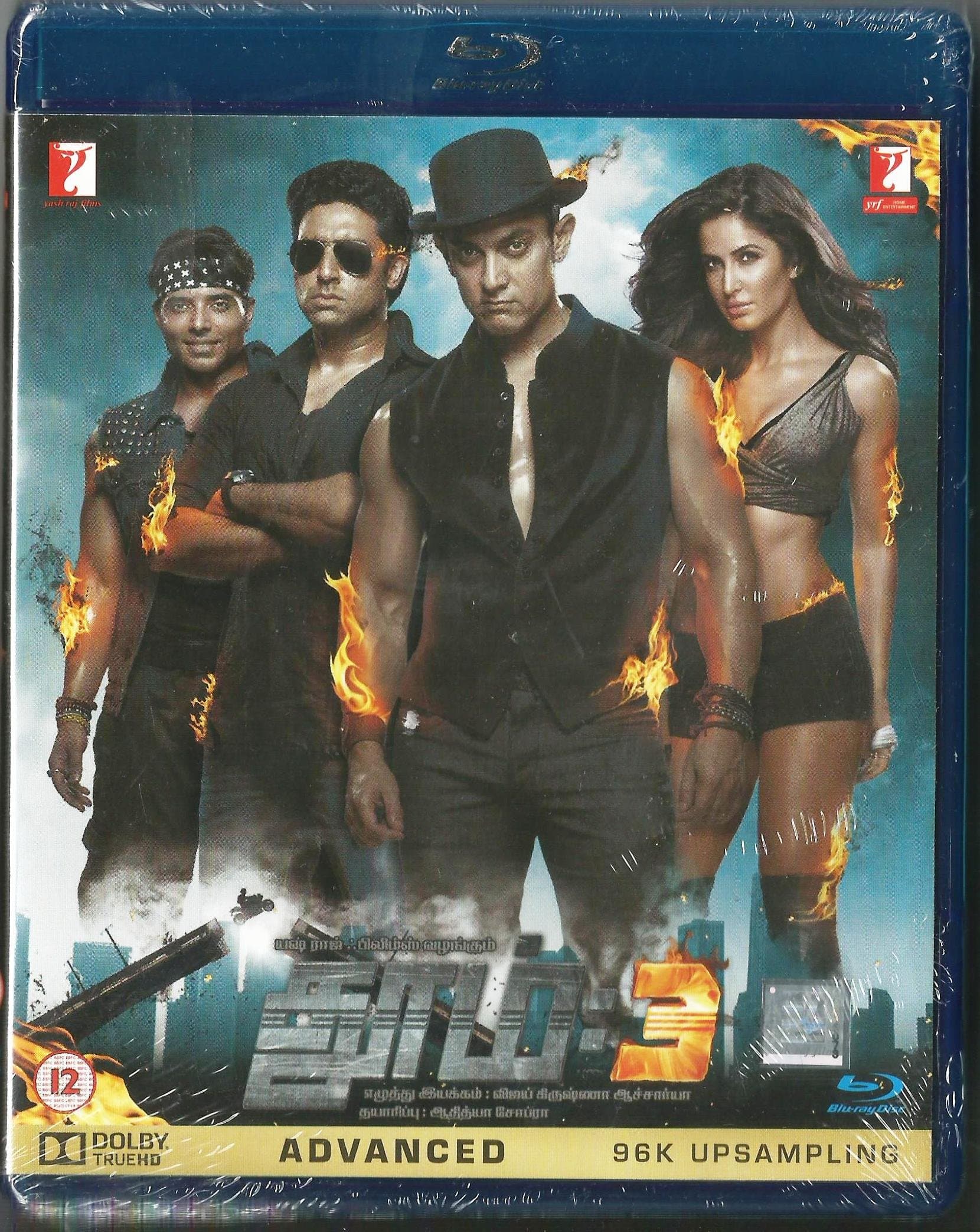 Dhoom 3 Tamil Blu Ray 2 Disc Collectors Edition (English Subtitles.All Regions)