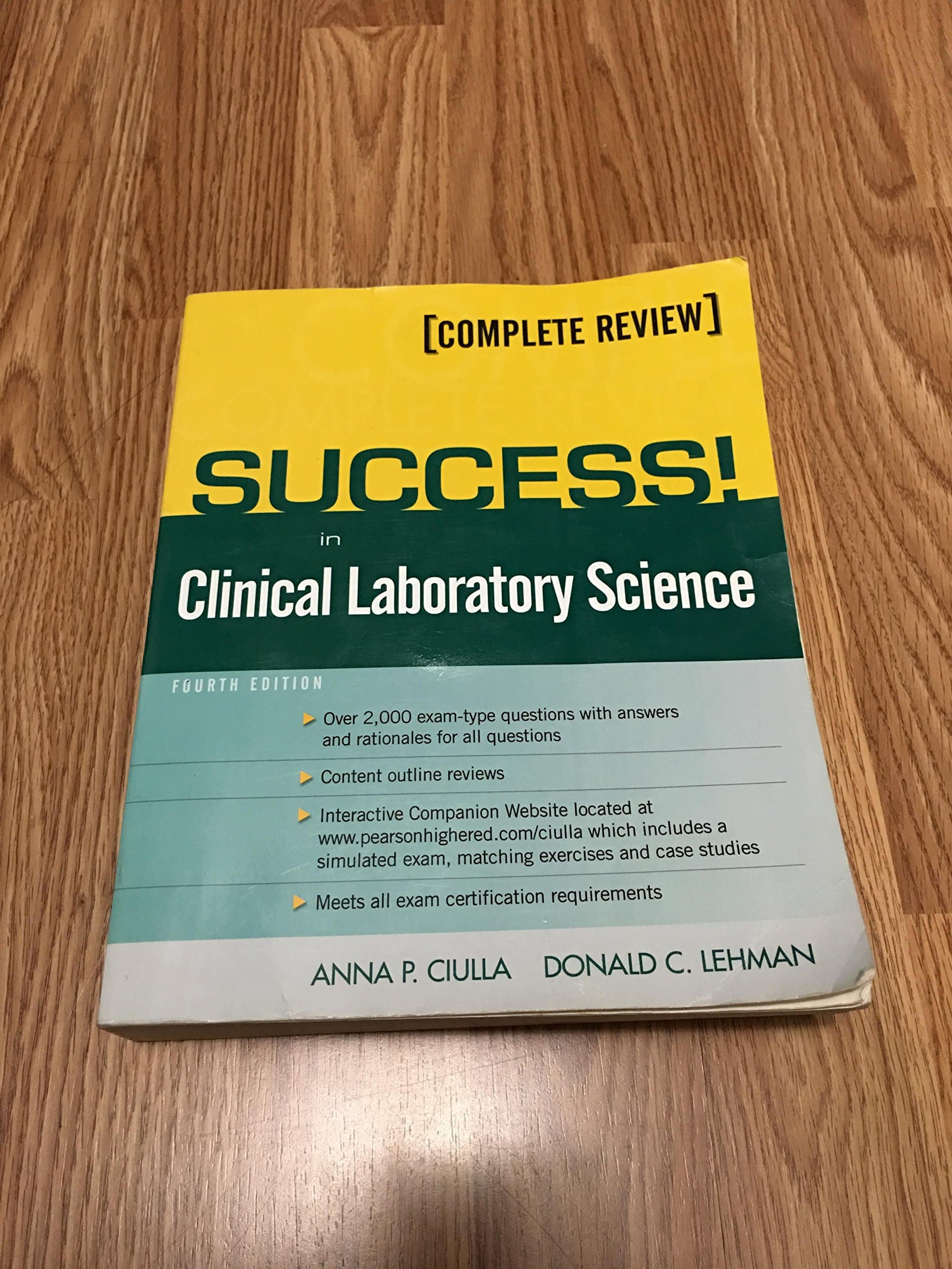 SUCCESS! in Clinical Laboratory Science 4th Edition