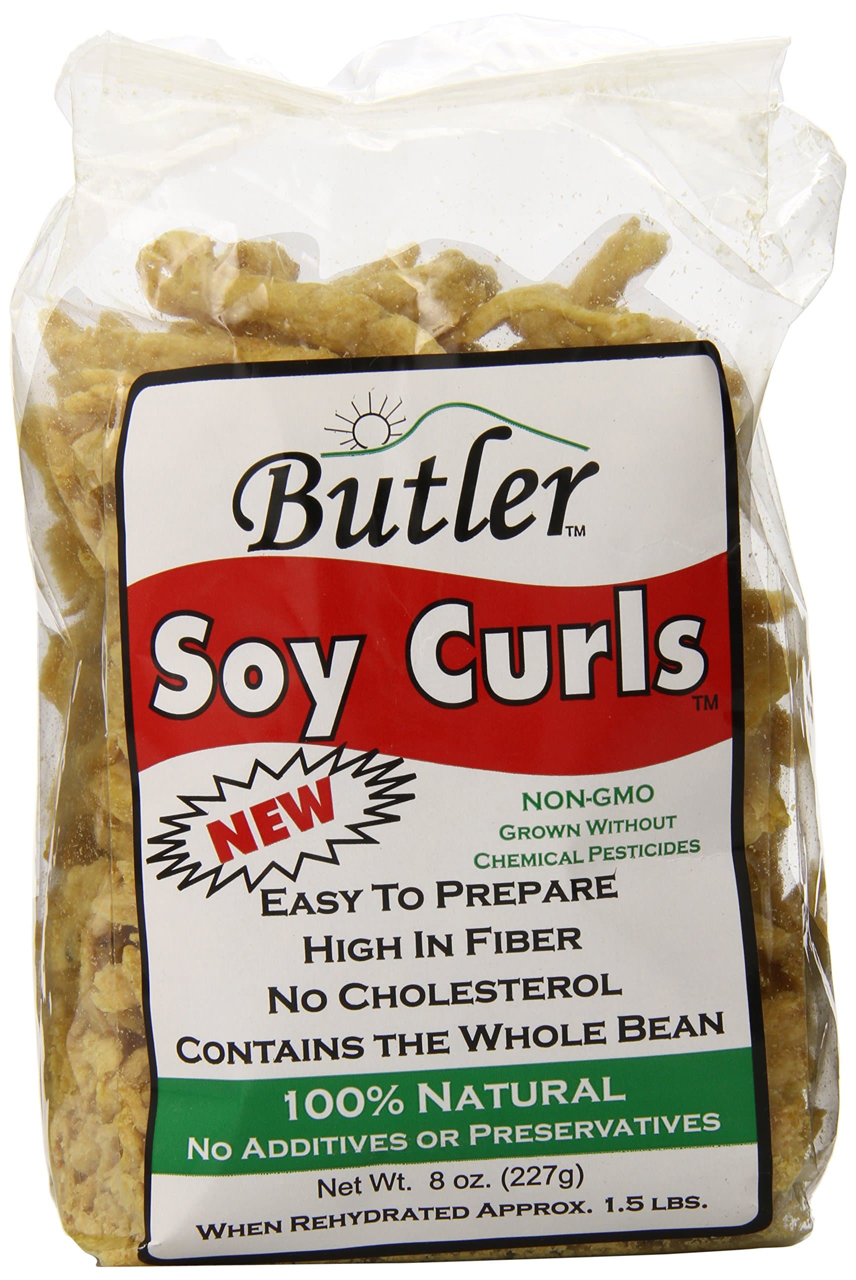 Butler Foods Soy Curls, 8 oz. Bag