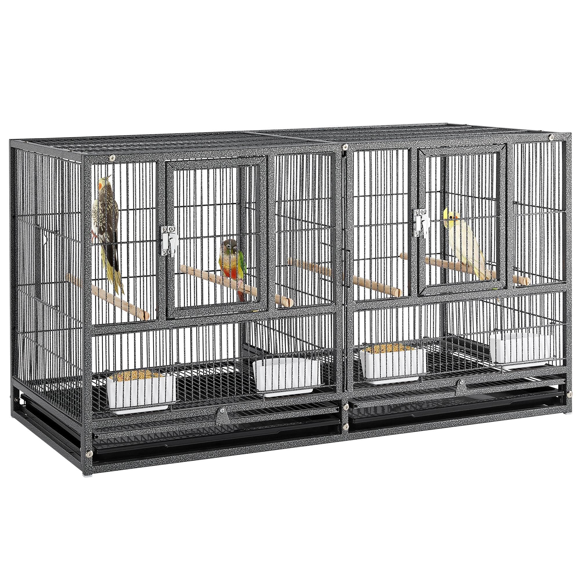 Stackable Divided Breeder Bird Cage