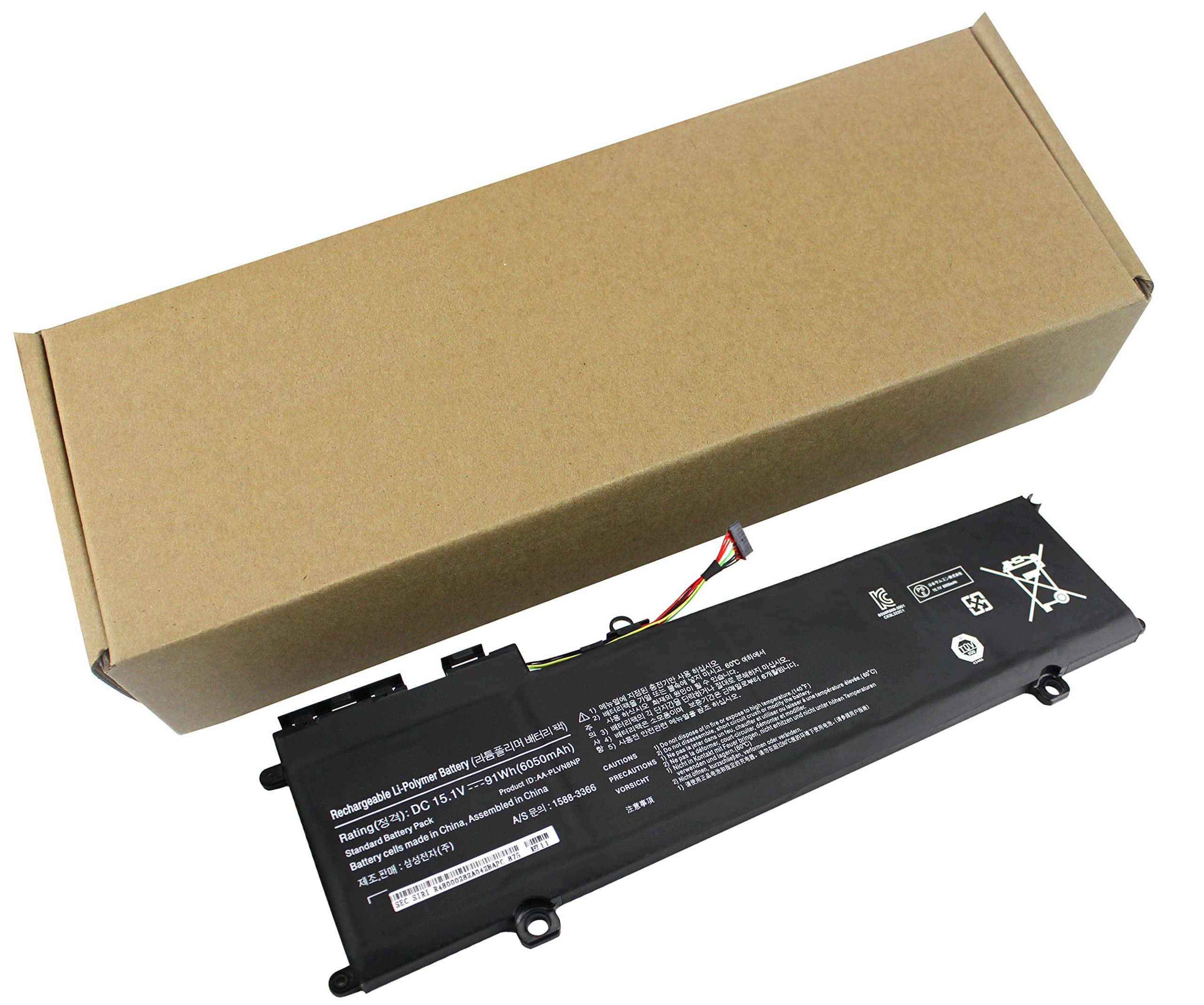 Gomarty New AA-PLVN8NP Battery for Samsung ATIV Book 8 Touch NP880Z5E NP880Z5E-X01 NP880Z5E-X02NL NP880Z5E-X03CA Series Notebook 15.1V 91WH
