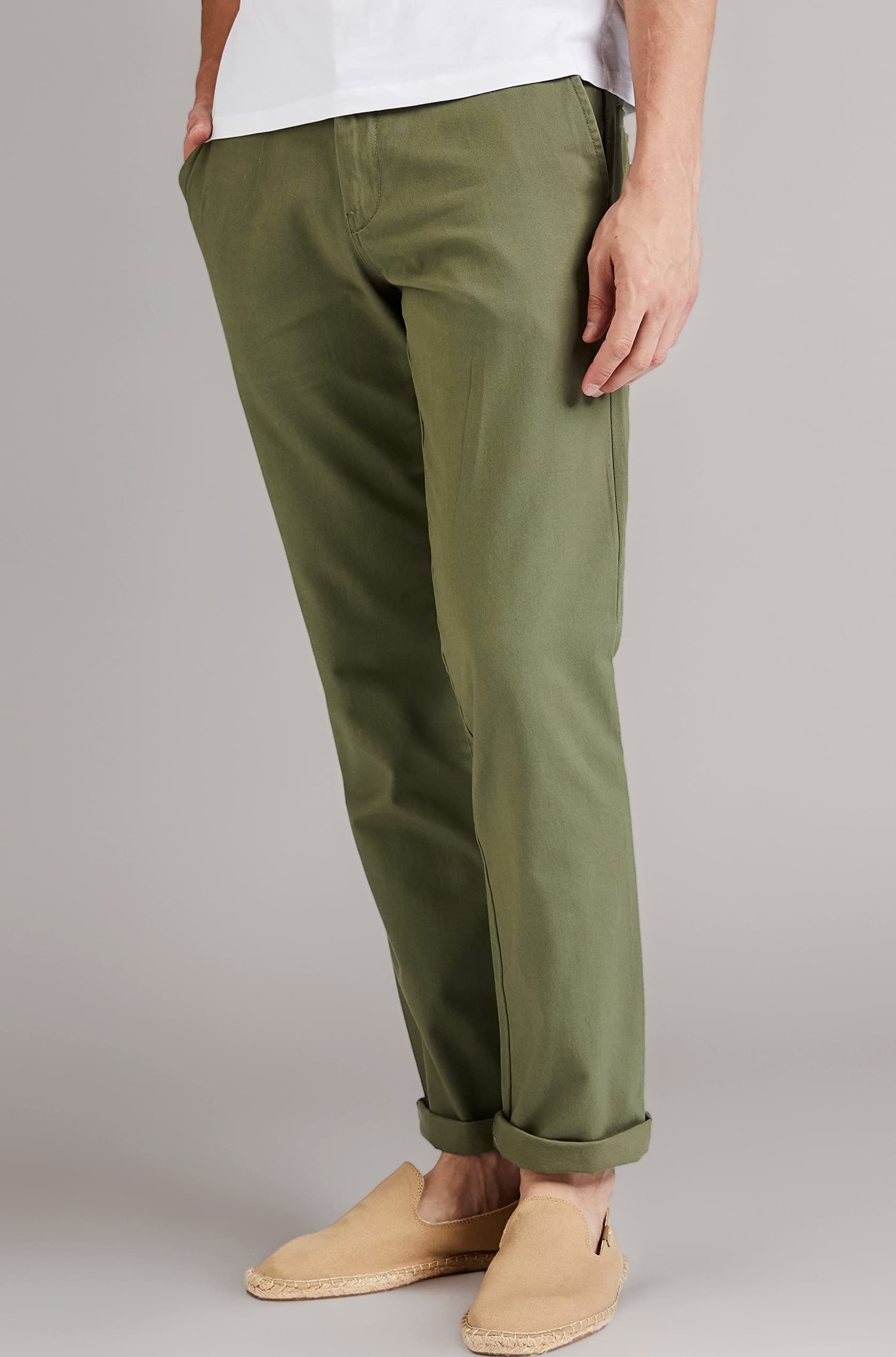 Men's Casual Regular Fit Cotton Pants | Chinos | Trousers