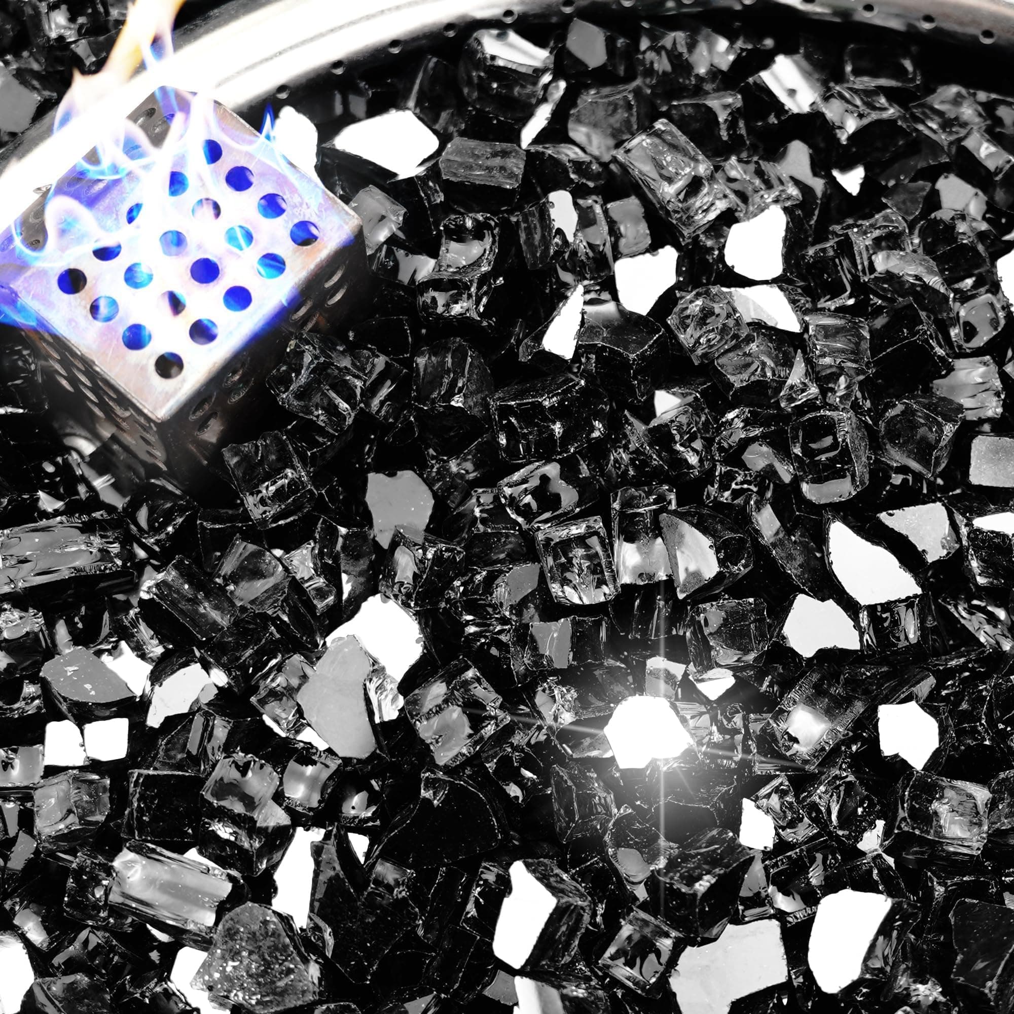 NUPICK Fire Pit Glass