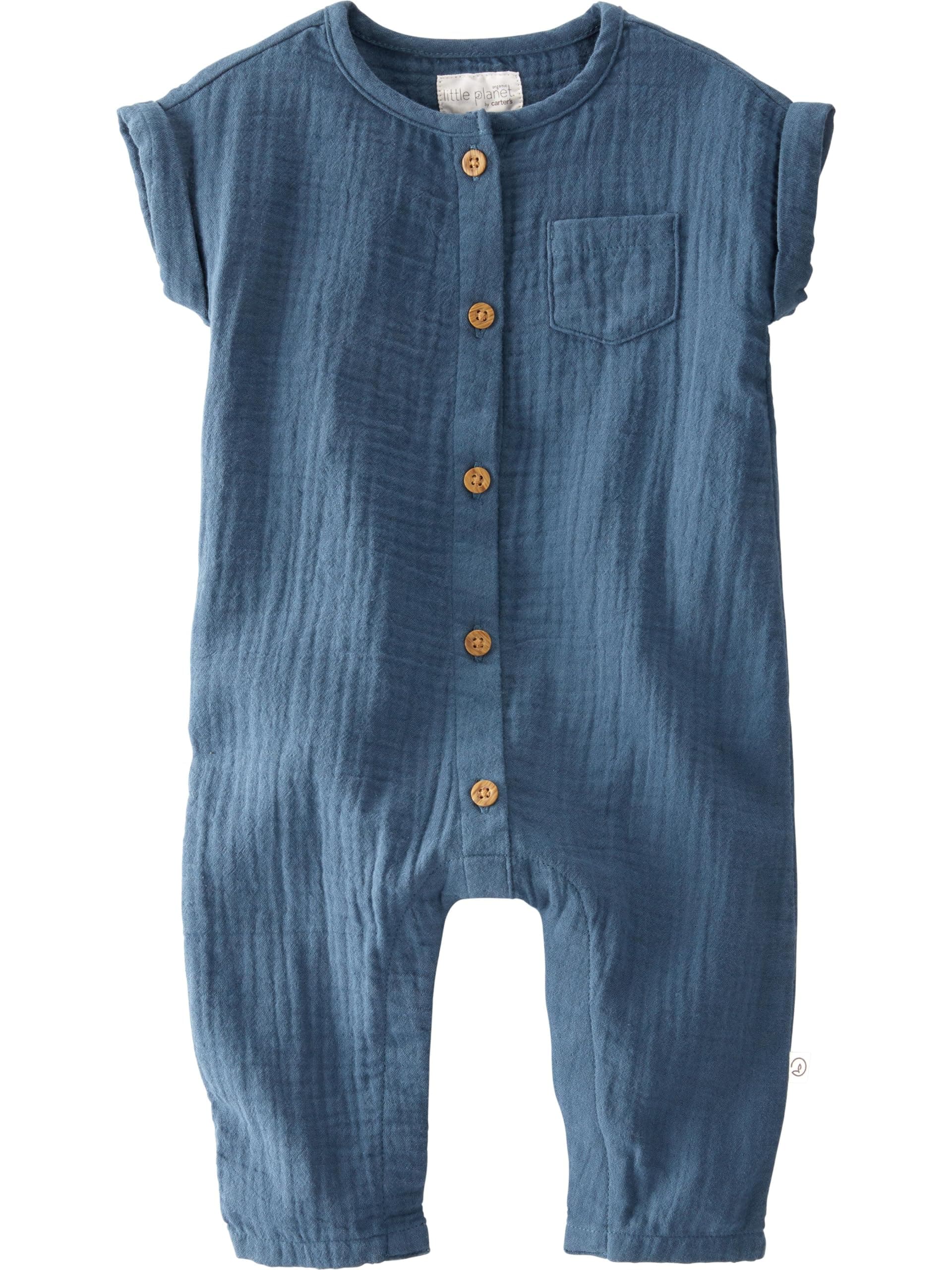 little planet by carter's unisex-baby Jumpsuit Made With Organic Cotton
