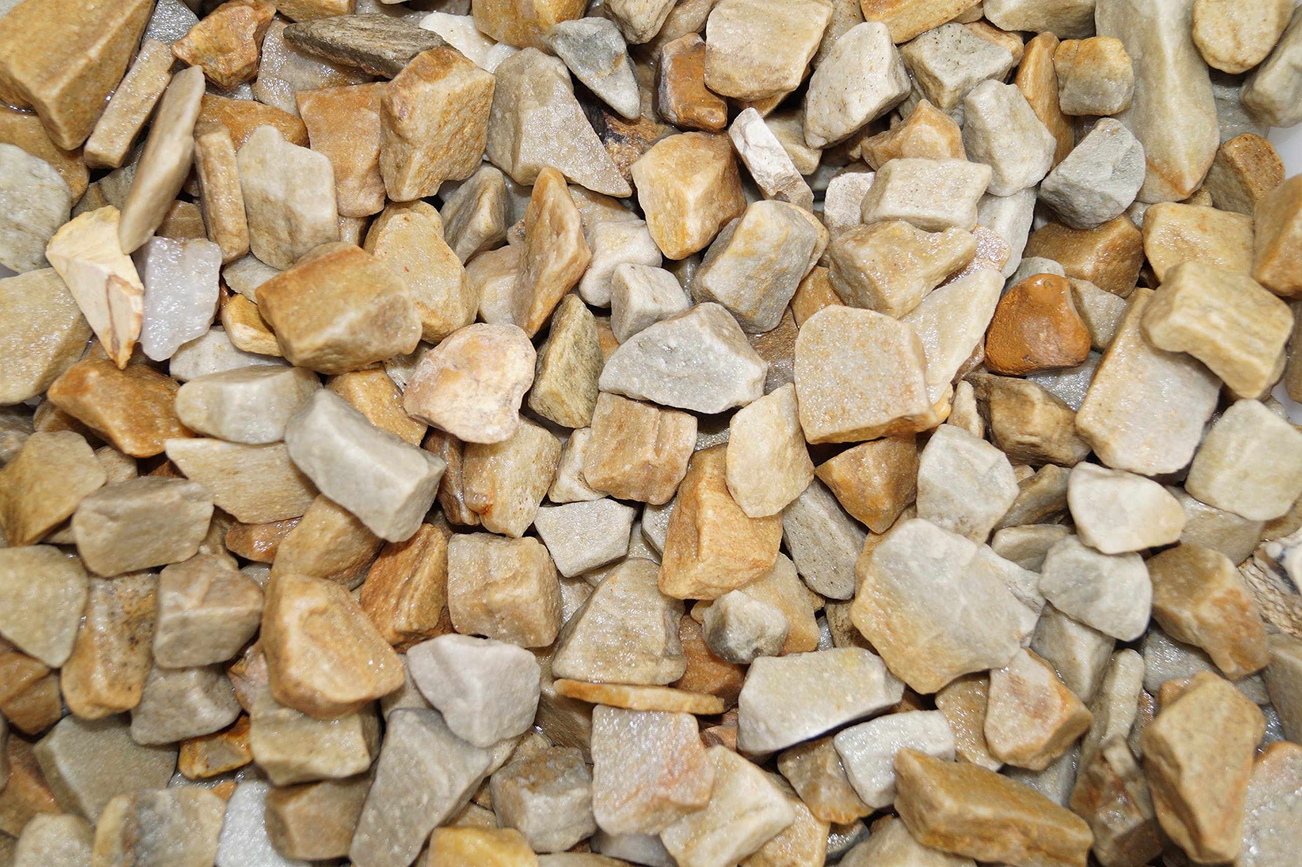 RockinNature Donegal Gold Pebbles Decorative Garden Stones 20mm 14-15kg