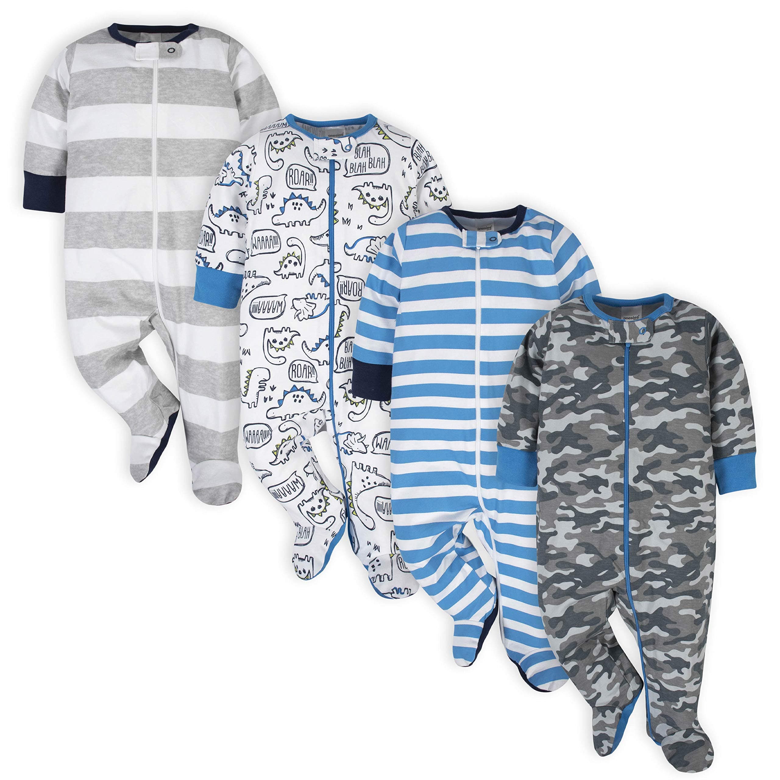 Baby Boys' 4-pack Sleep 'N Play Footies