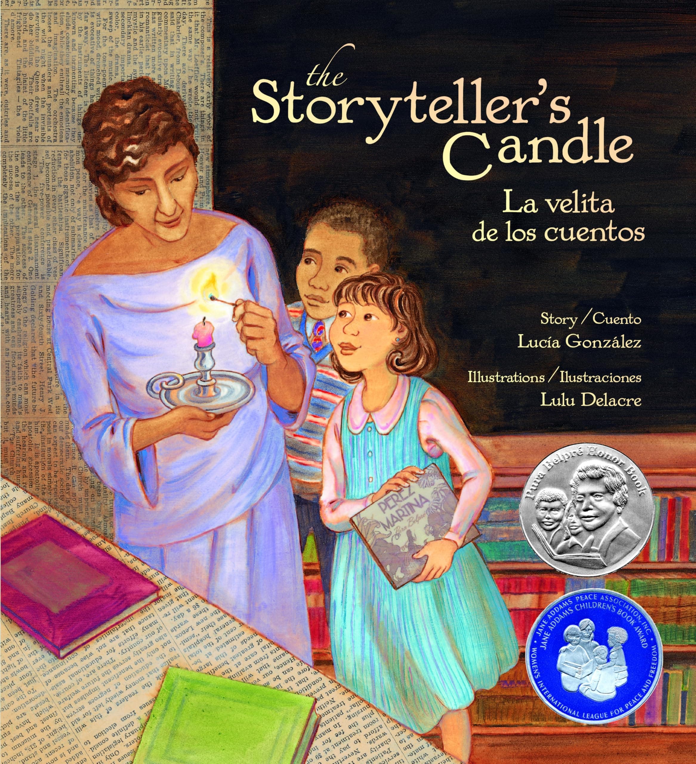 The Storyteller's Candle / La velita de los cuentos (English and Spanish Edition)