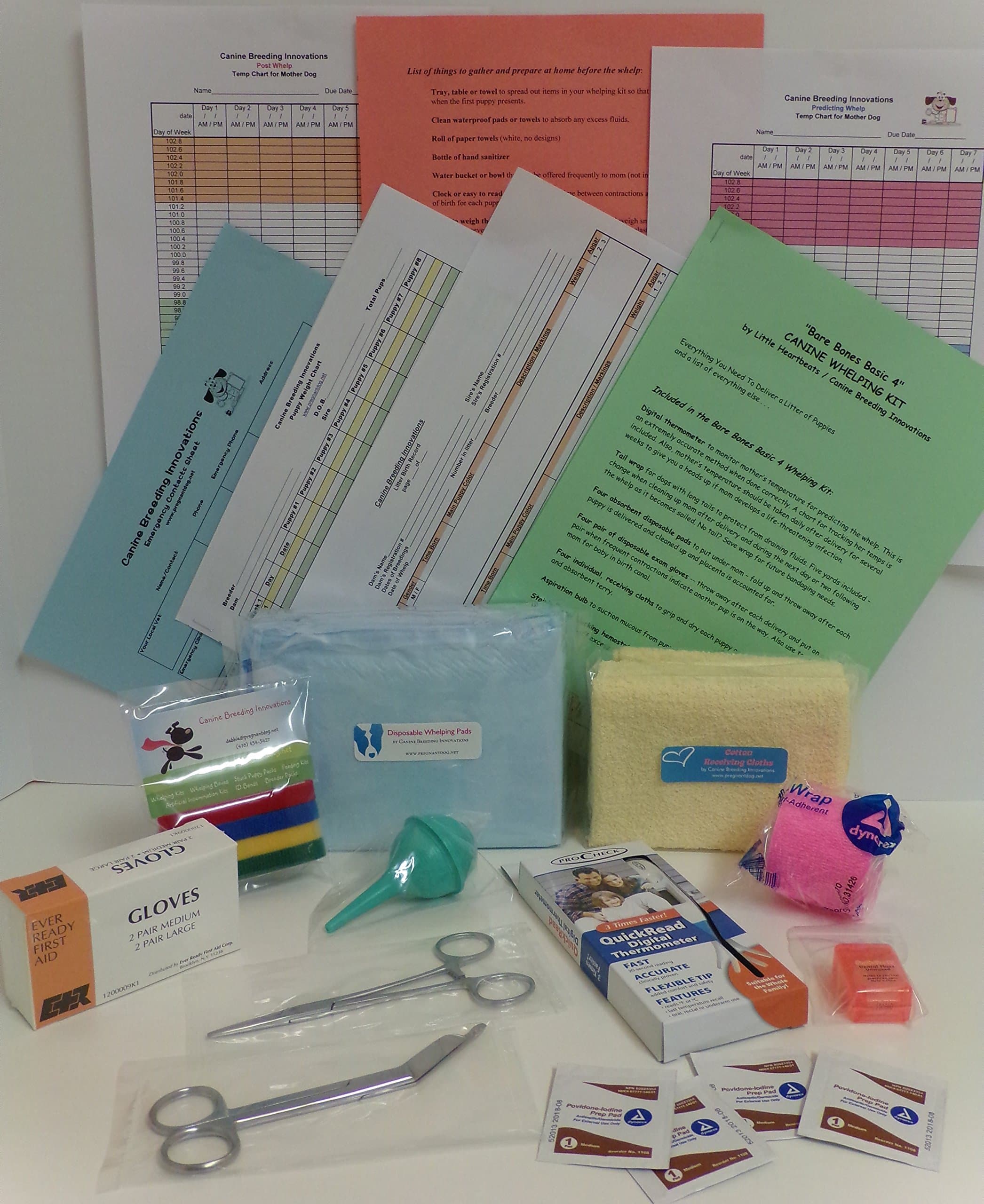 Whelping Kit 4 for Dogs Puppies - Basic