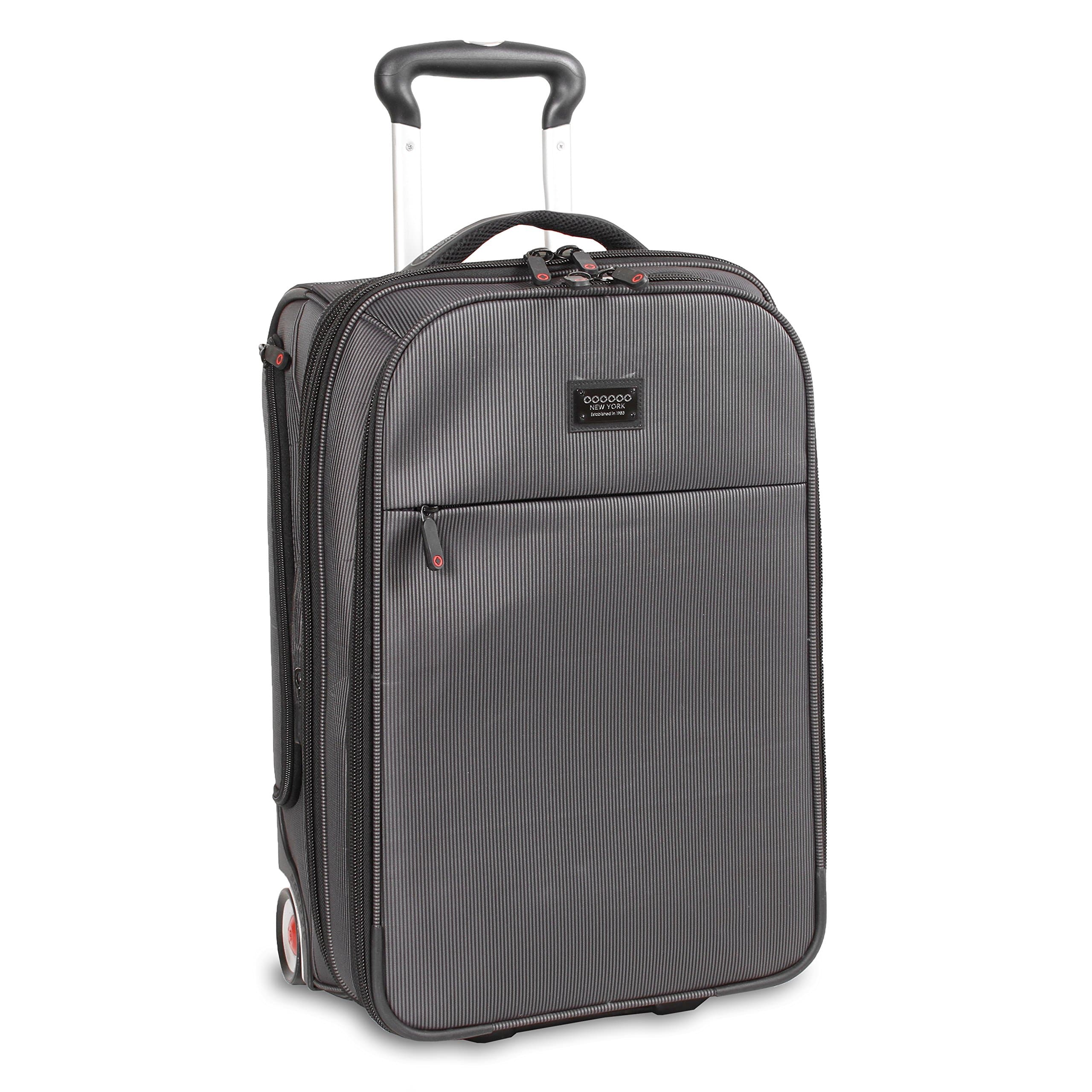 J World New York Ray Business Rolling Backpack, Black