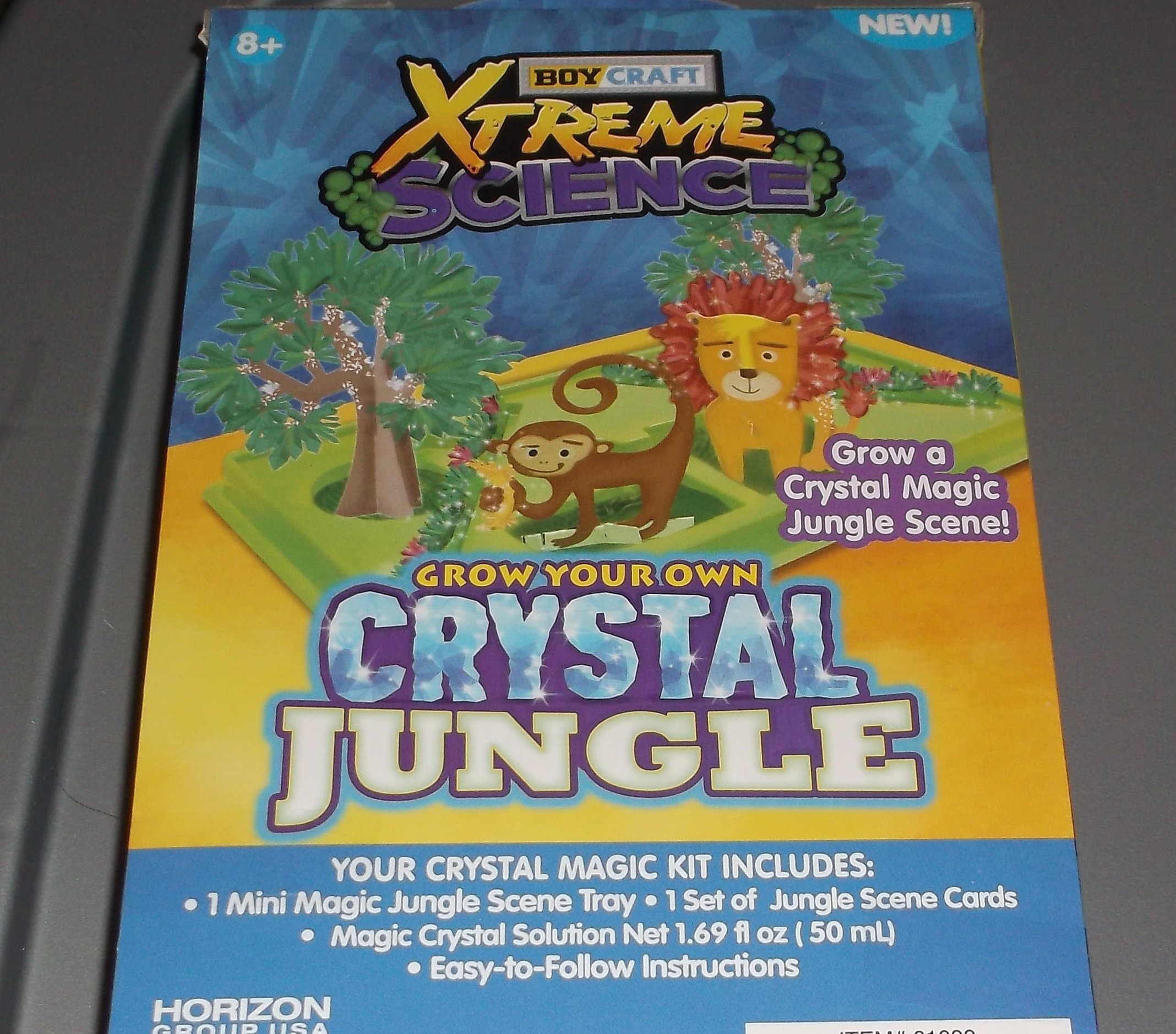 Boy Craft XTreme Science Grow Your Own Mini Crystal Jungle Scene
