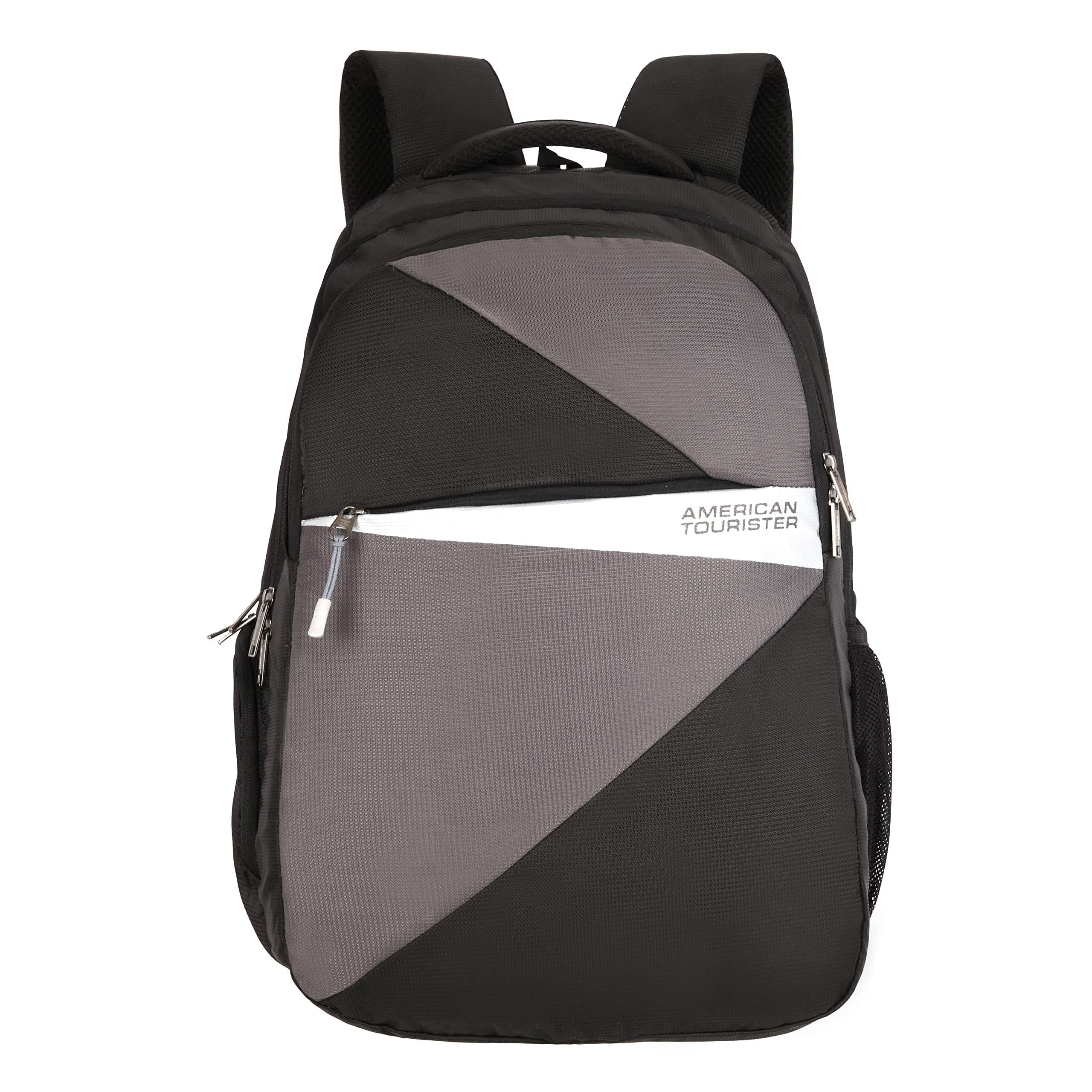 Spin 4 Compartment Laptop Backpack 28L Polyester Black-Medium