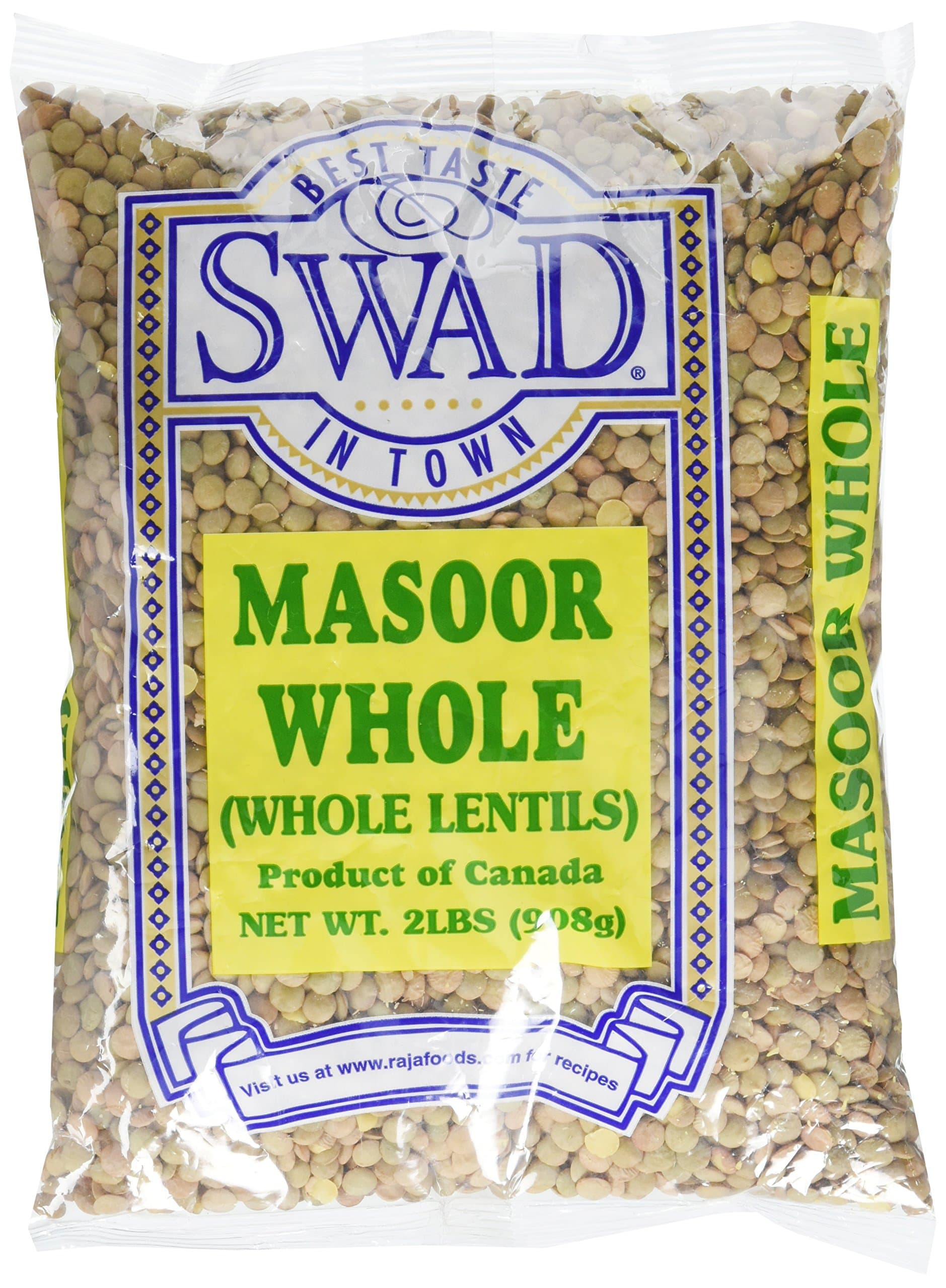 Swad Masoor Whole Massor Dal, 2 Pound