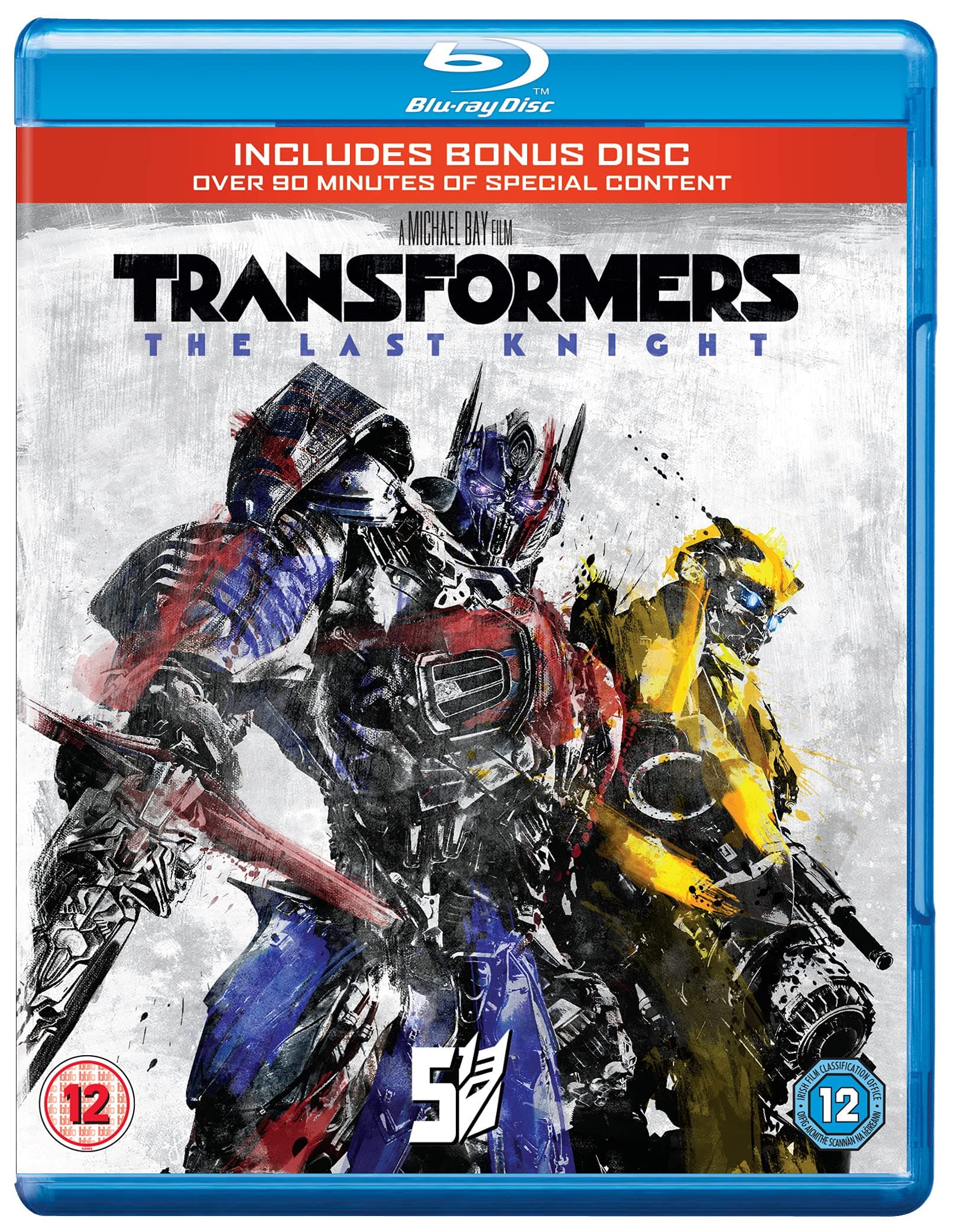 Transformers: The Last Knight (Blu-RayTM + Bonus Disc + Digital Download) [2017] [Region Free]