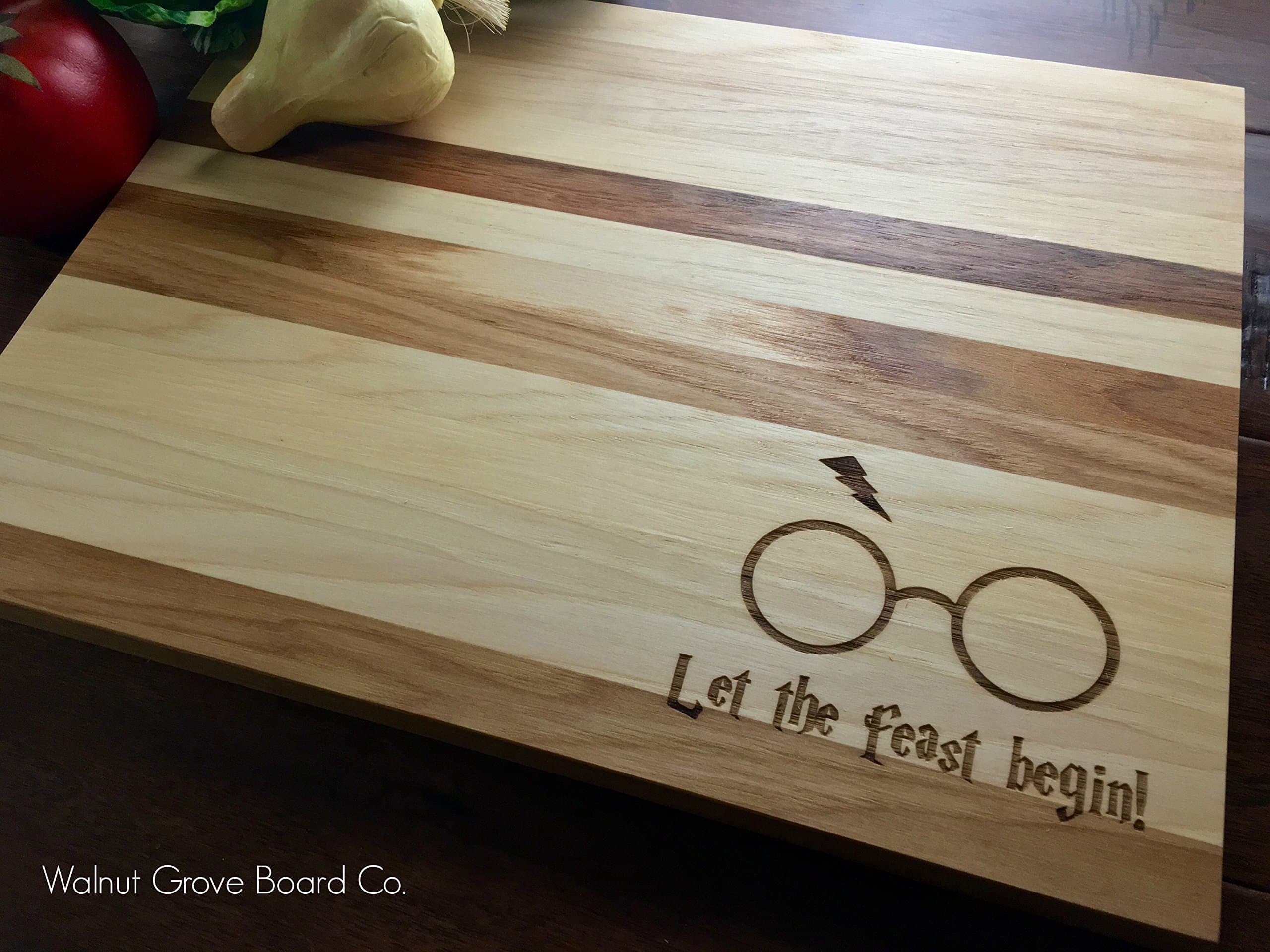 Walnut Grove Board Harry Potter Themed Butcher Block, 10"x13", Oak