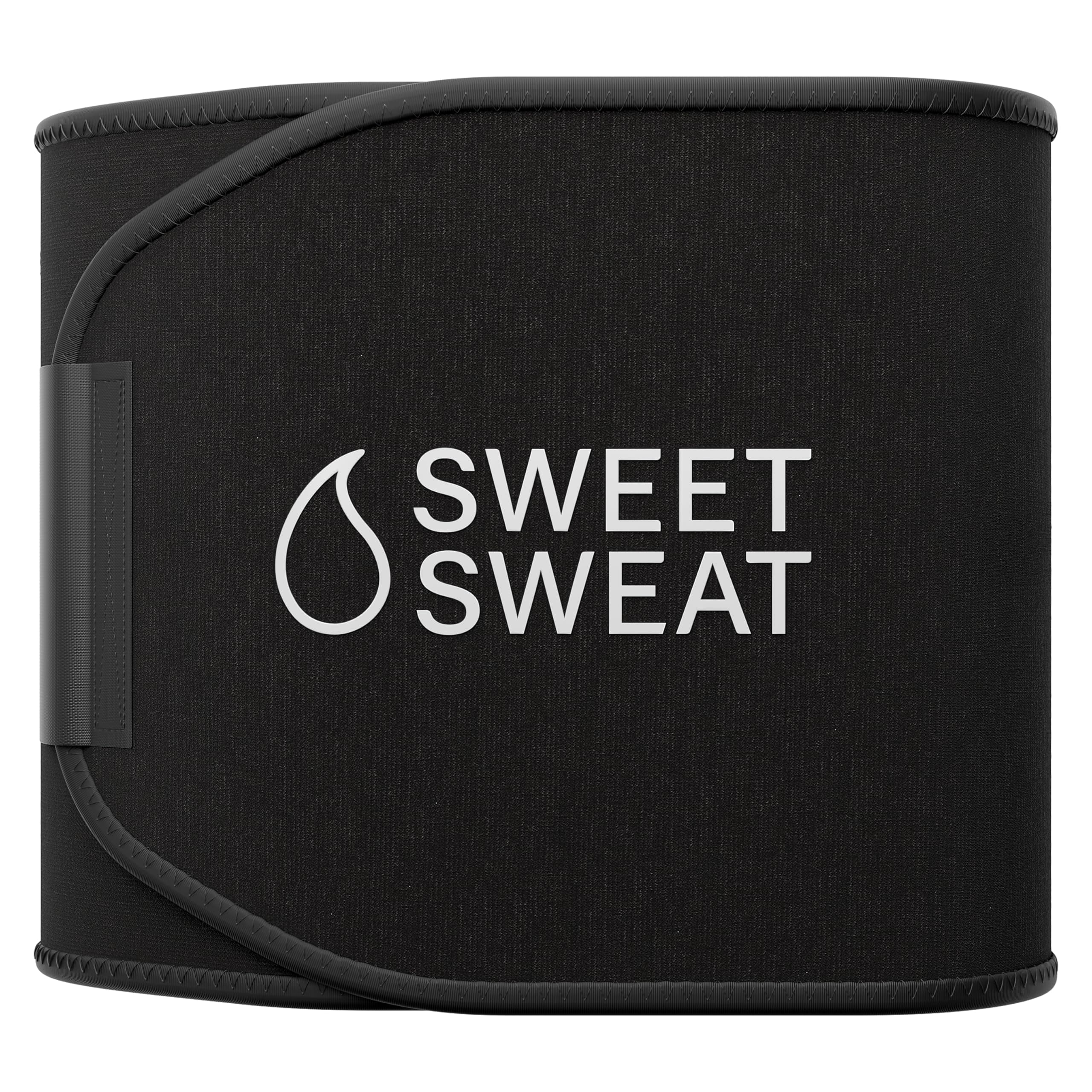 Sports Research Sweet Sweat Waist Trimmer (Core Series) - Premium Sweat Enhancing Fitness Band for Women & Men