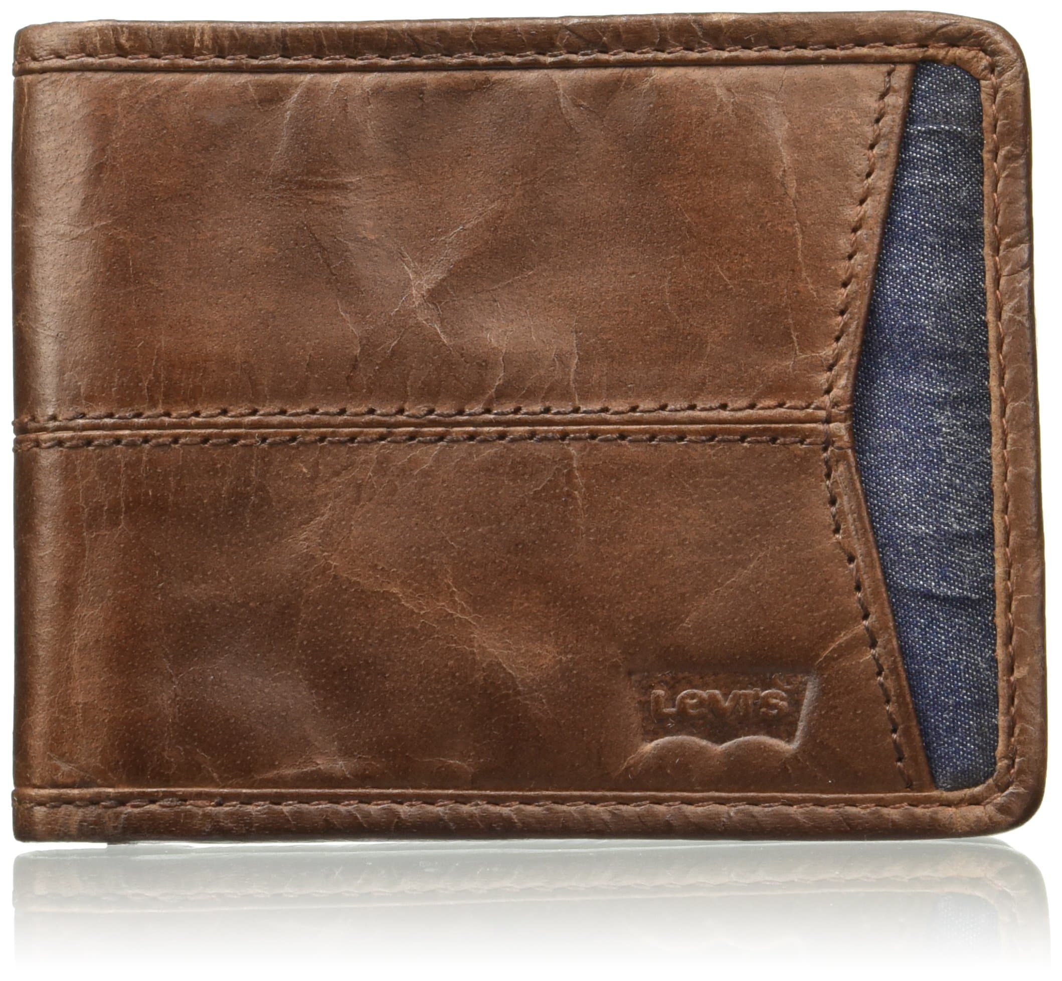 Levi's Leather Brown Men's Wallet (77173-0855)