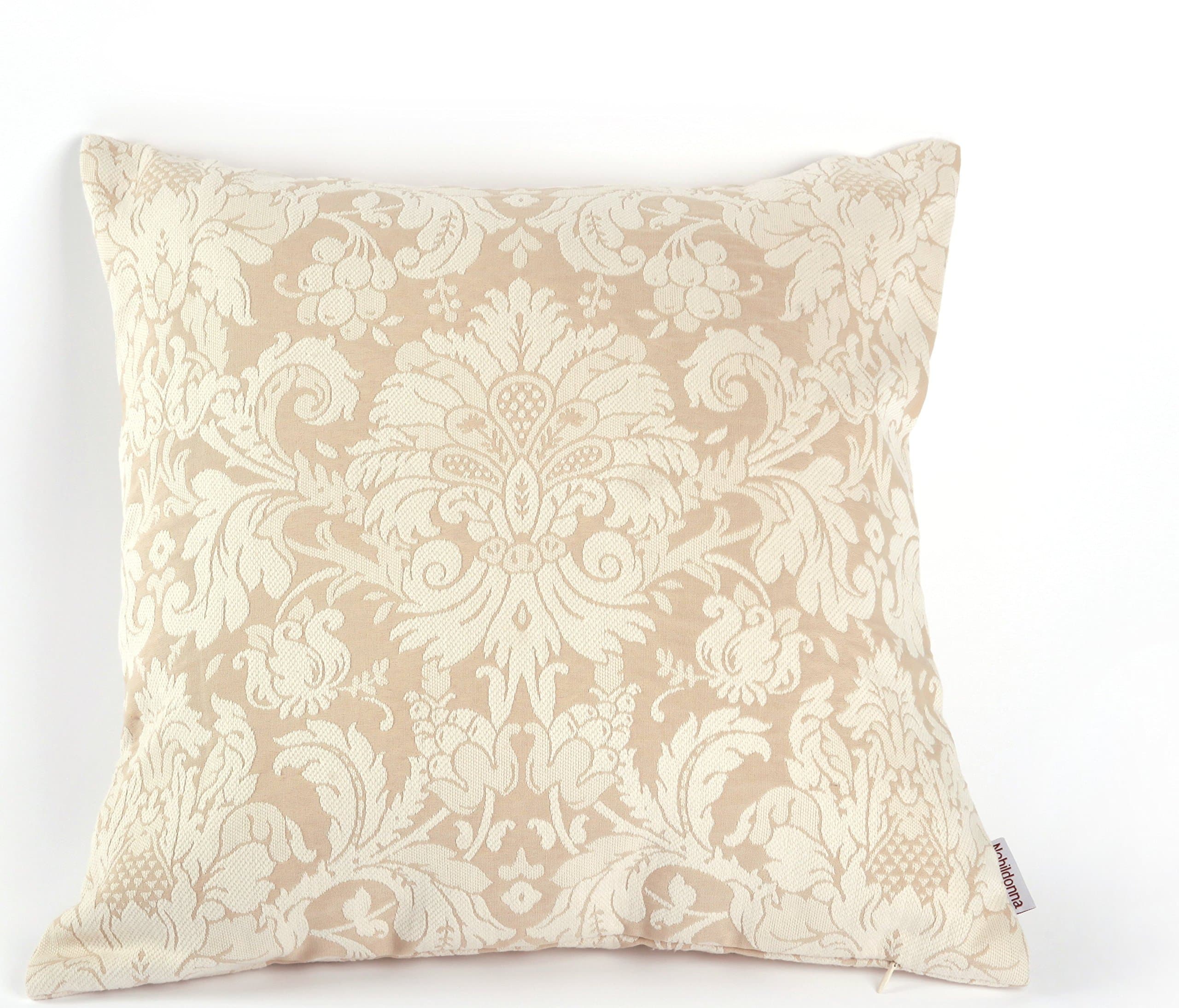 Noblidonna Pillowcase Throw Pillow Cover (NO INSERT) (20'' 20'', Beige)