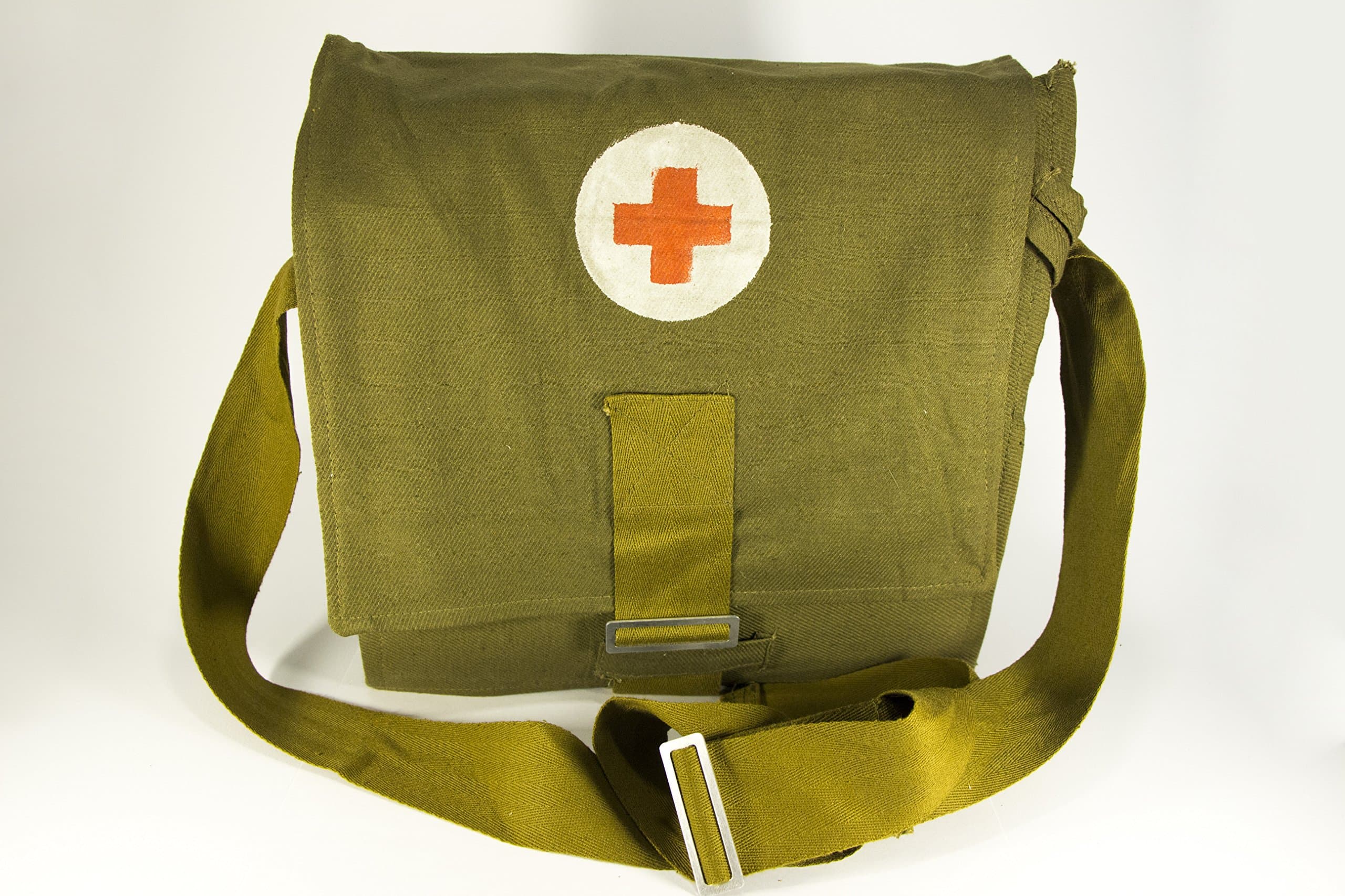 USSR Soviet Army Military Tablet Messenger Medical Bag Pouch Red Cross Case