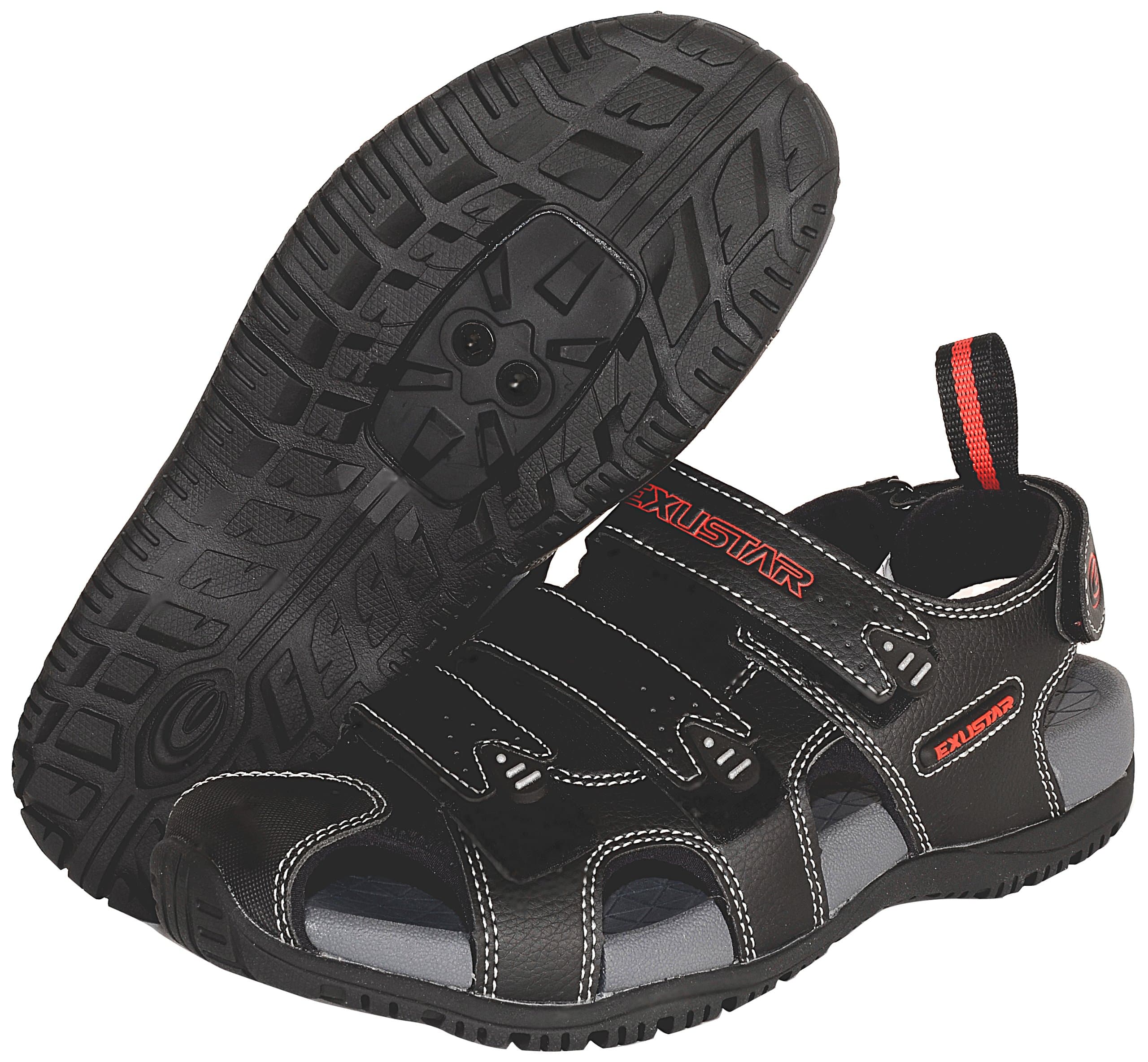 Exustar Clipless Sandal for Cycling with Open Toe Design