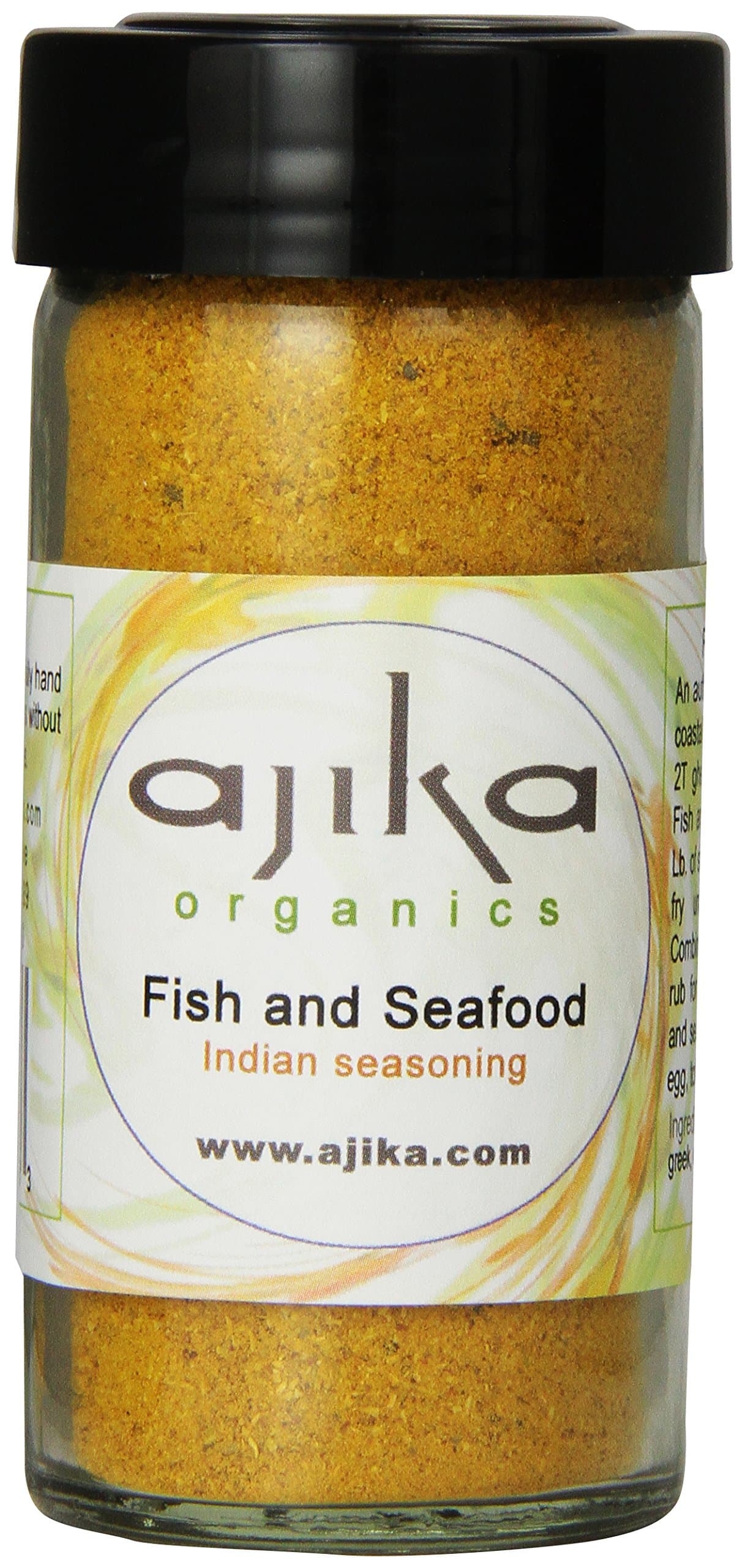 Ajika Organic Fish and Seafood Indian Spice Blend, 2-Ounce