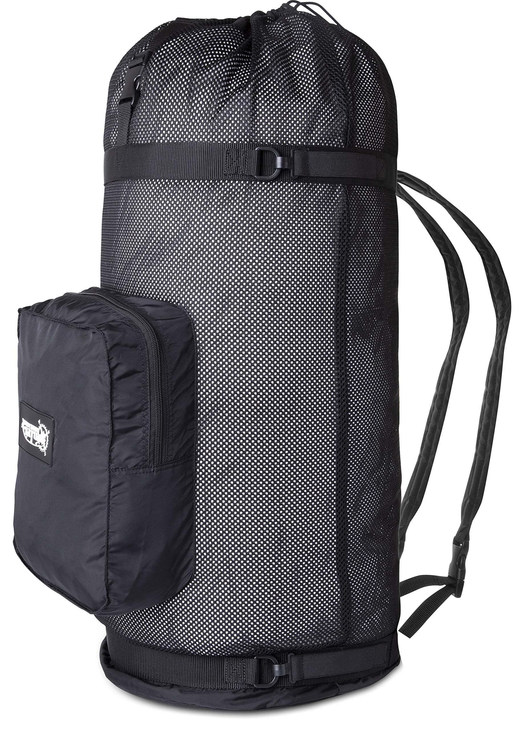 Corbase Adventure at Nature Premium Dive Mesh Backpack Scuba Gear Bag/Sturdy Stitching, Safety Drawstring & Strap, Padded Shoulder Strap/Sturdy Mesh Snorkel Bag/Top Dive Gear Gift