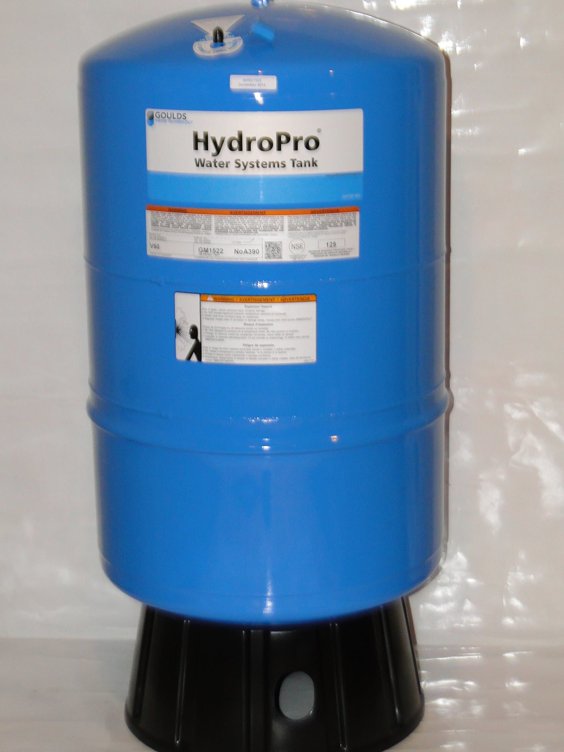 Goulds V60 HydroPro pressure tank With or Without brass tank tee kit + UNION + Valves Square D fsg2 40-60 (V60Tank Only)