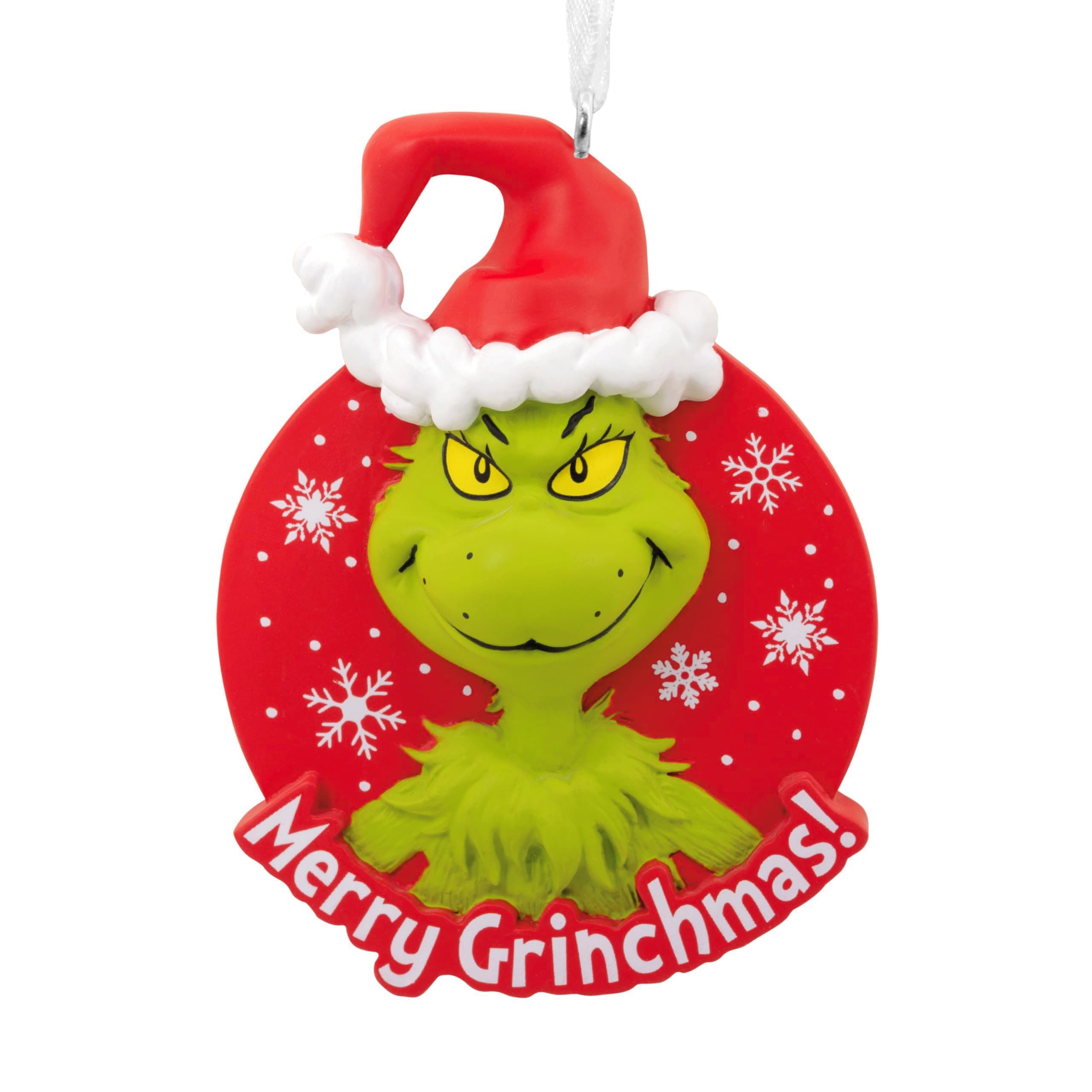 Dr. Seuss How The Grinch Stole Christmas! Merry Grinchmas Ornament, (0003HCM0621)