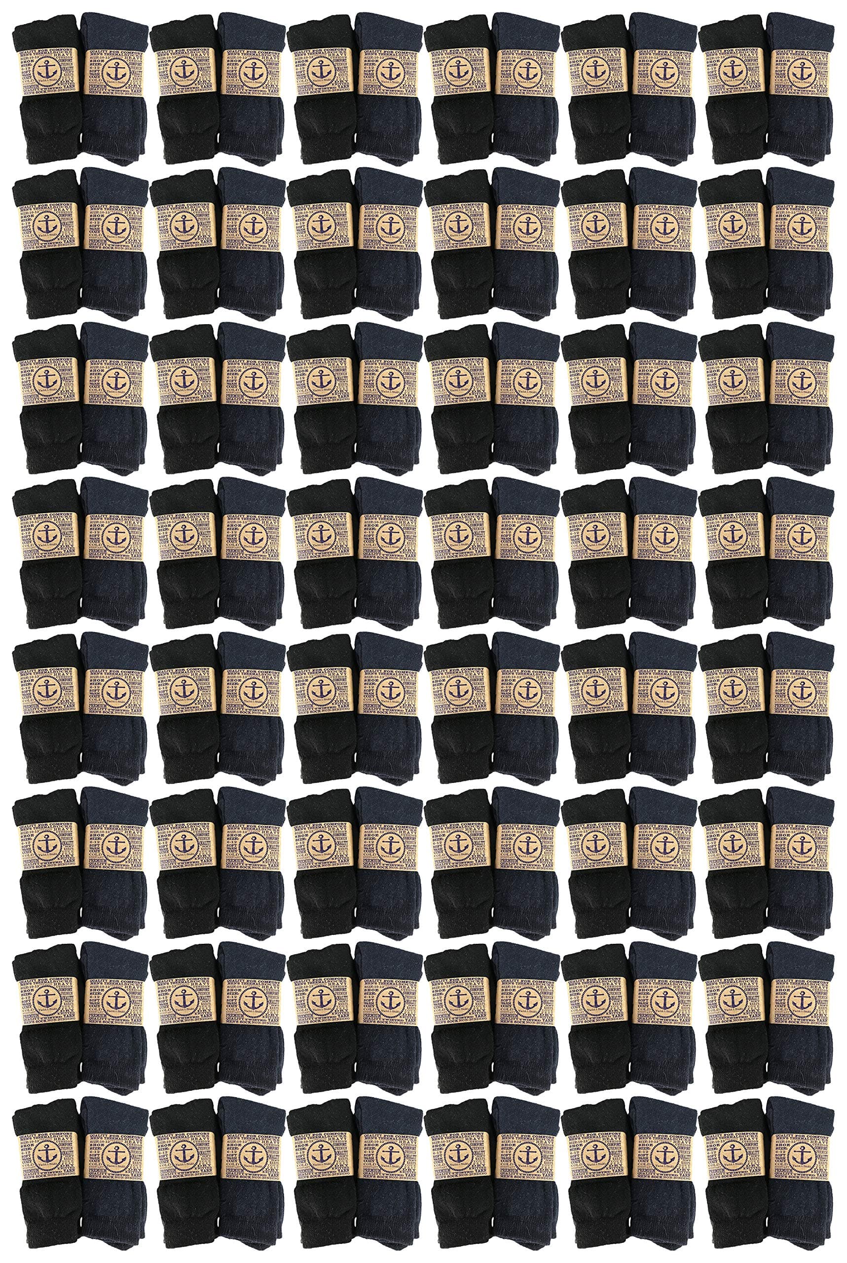 Yacht & SmithMens and Womens Thermal Winter Socks, Warm Cold Resistant Bulk Pack